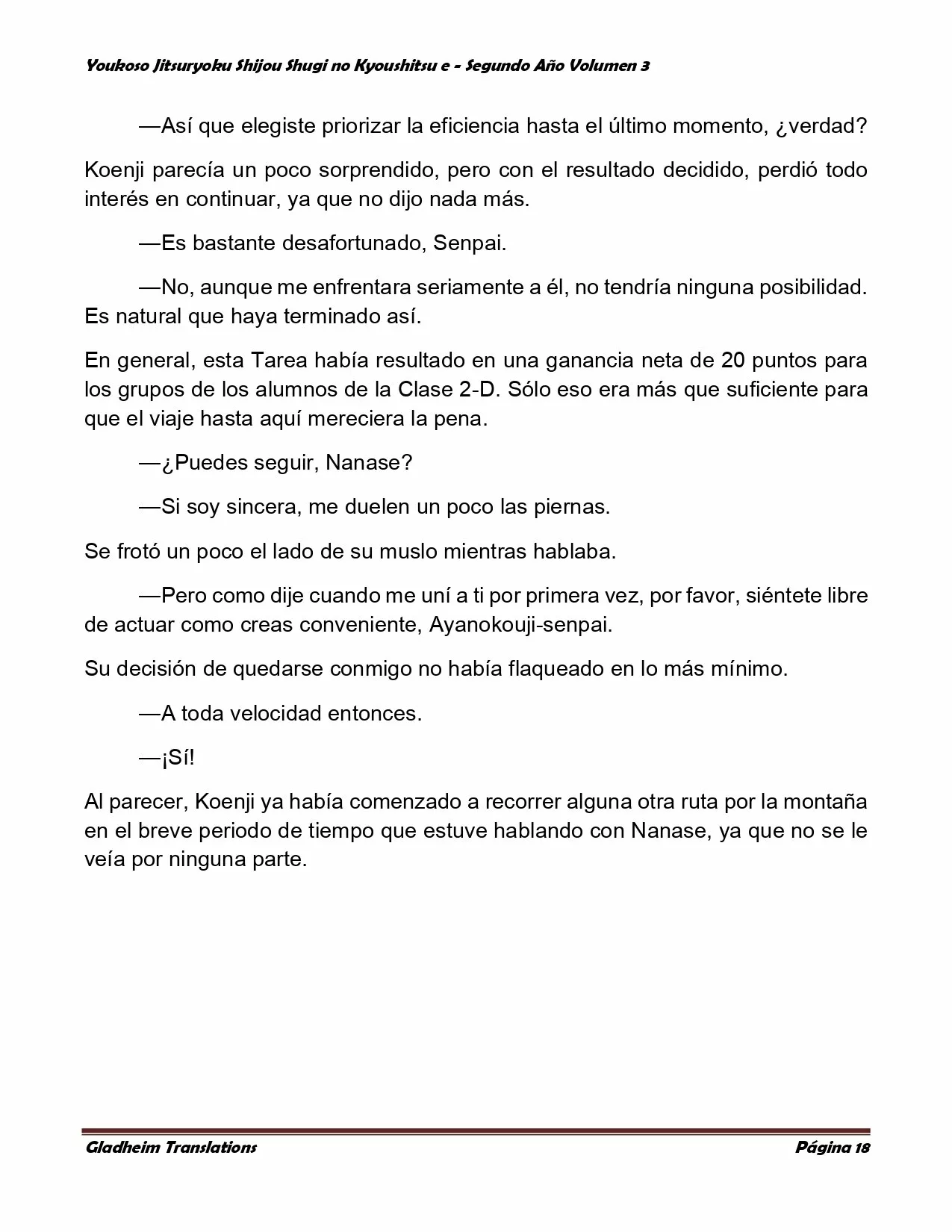 Página 18 del Manga