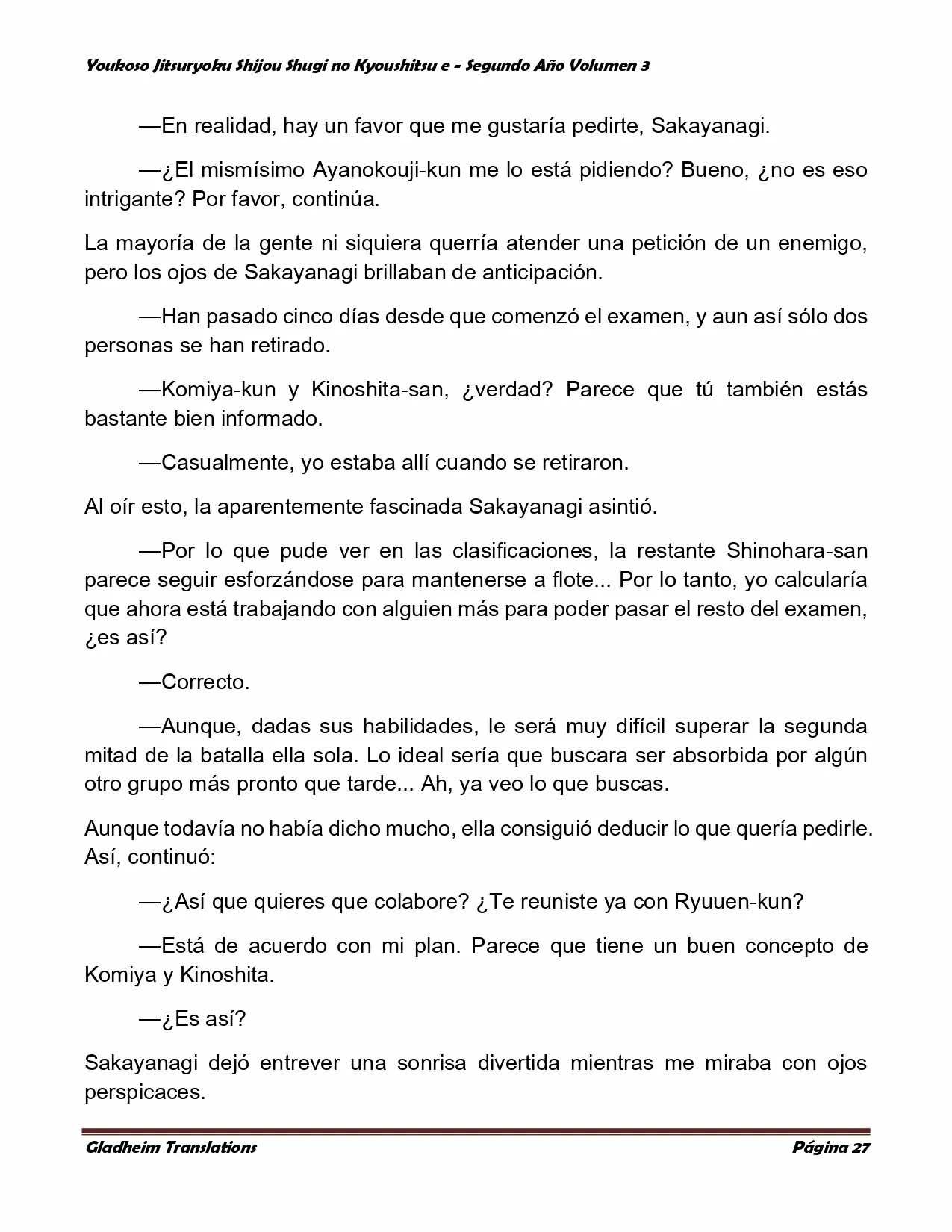 Página 27 del Manga