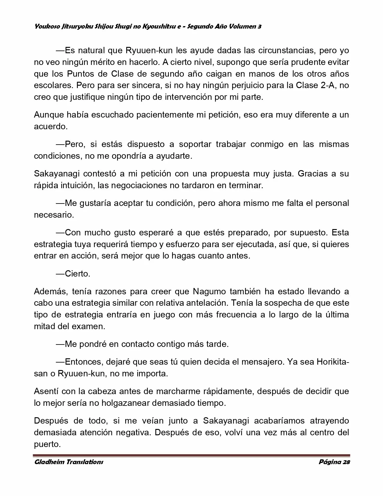 Página 28 del Manga