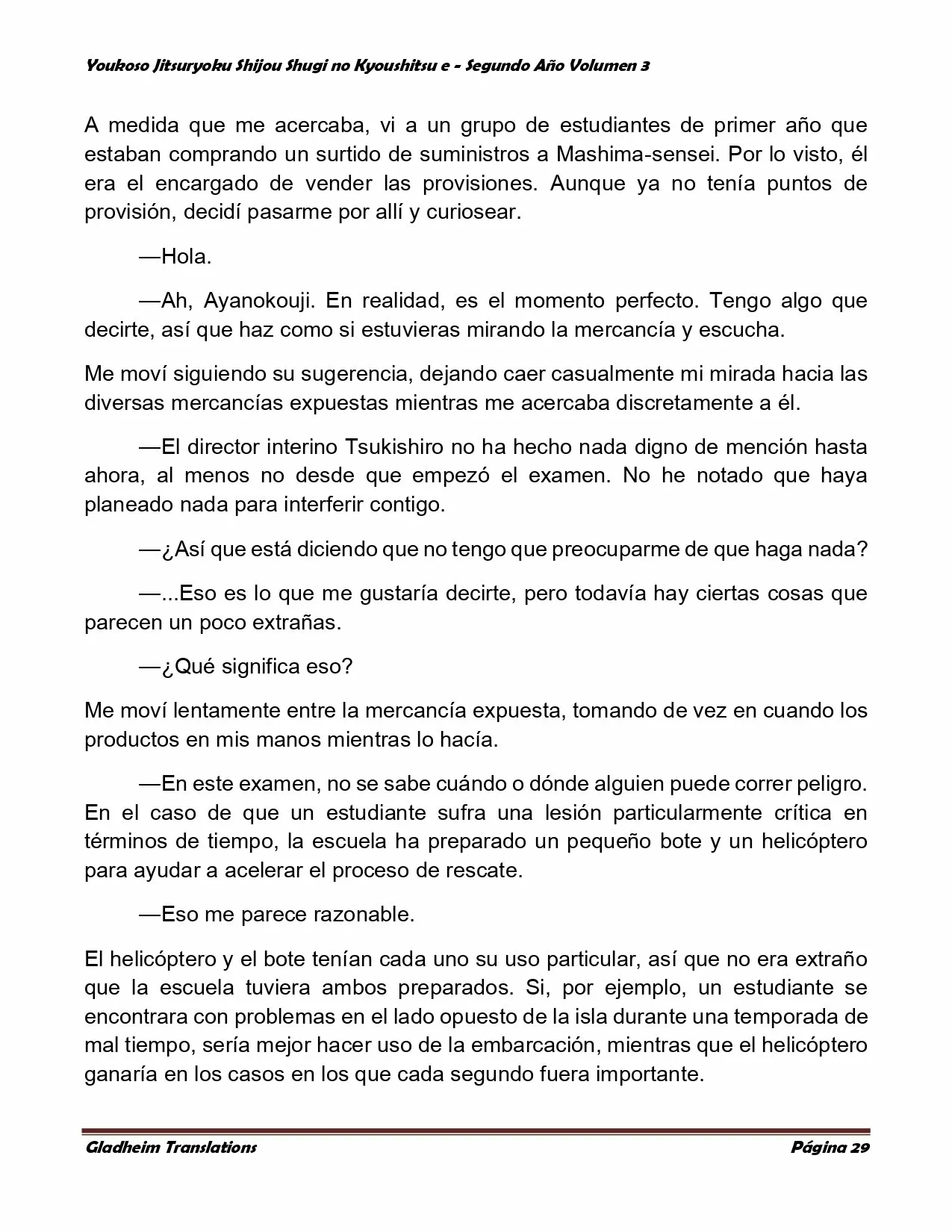 Página 29 del Manga