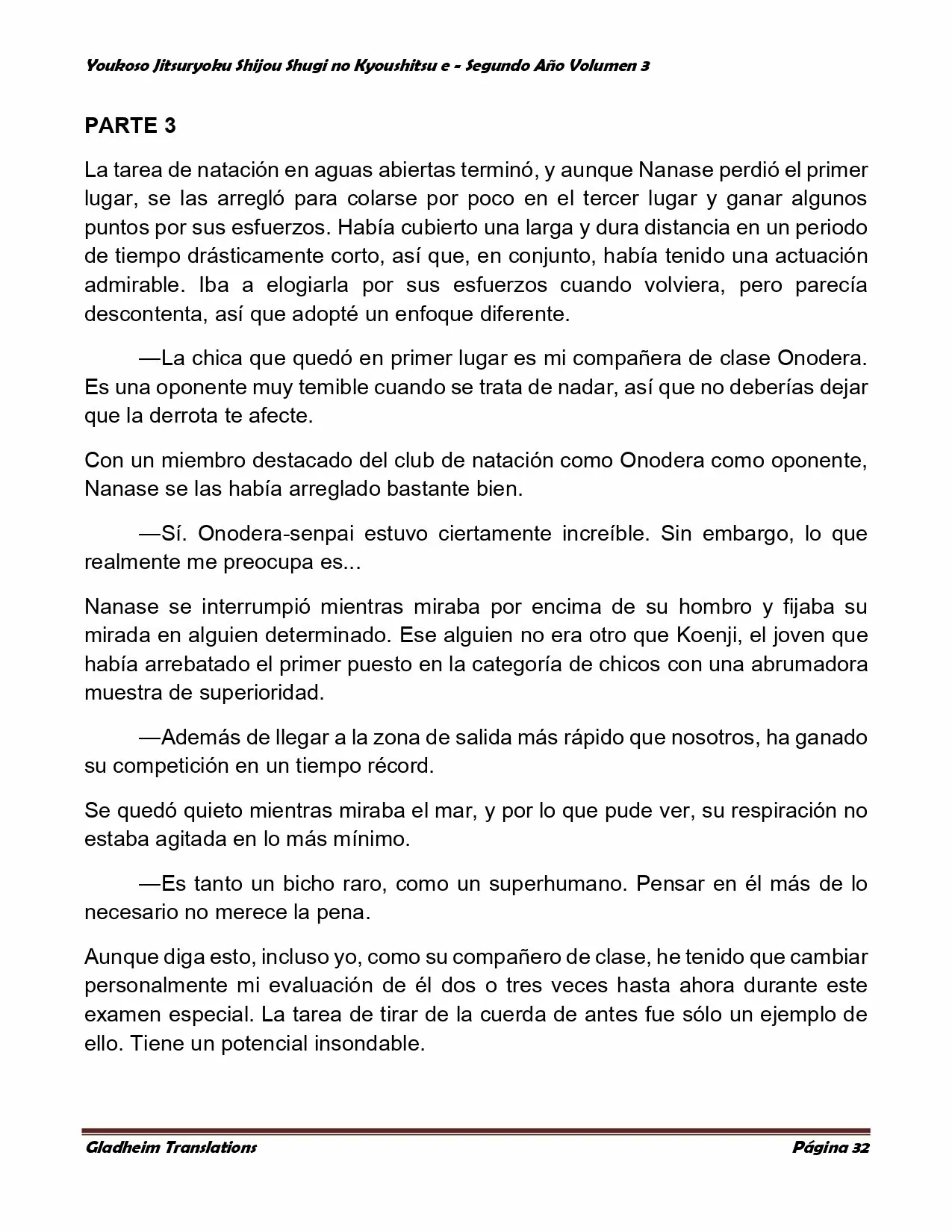 Página 32 del Manga