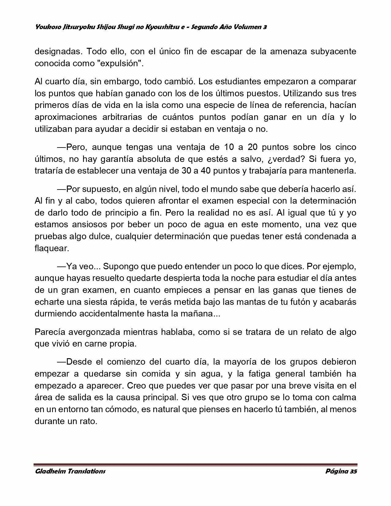 Página 35 del Manga