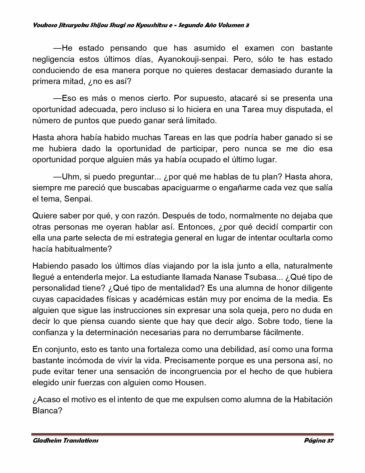 Página 37 del Manga
