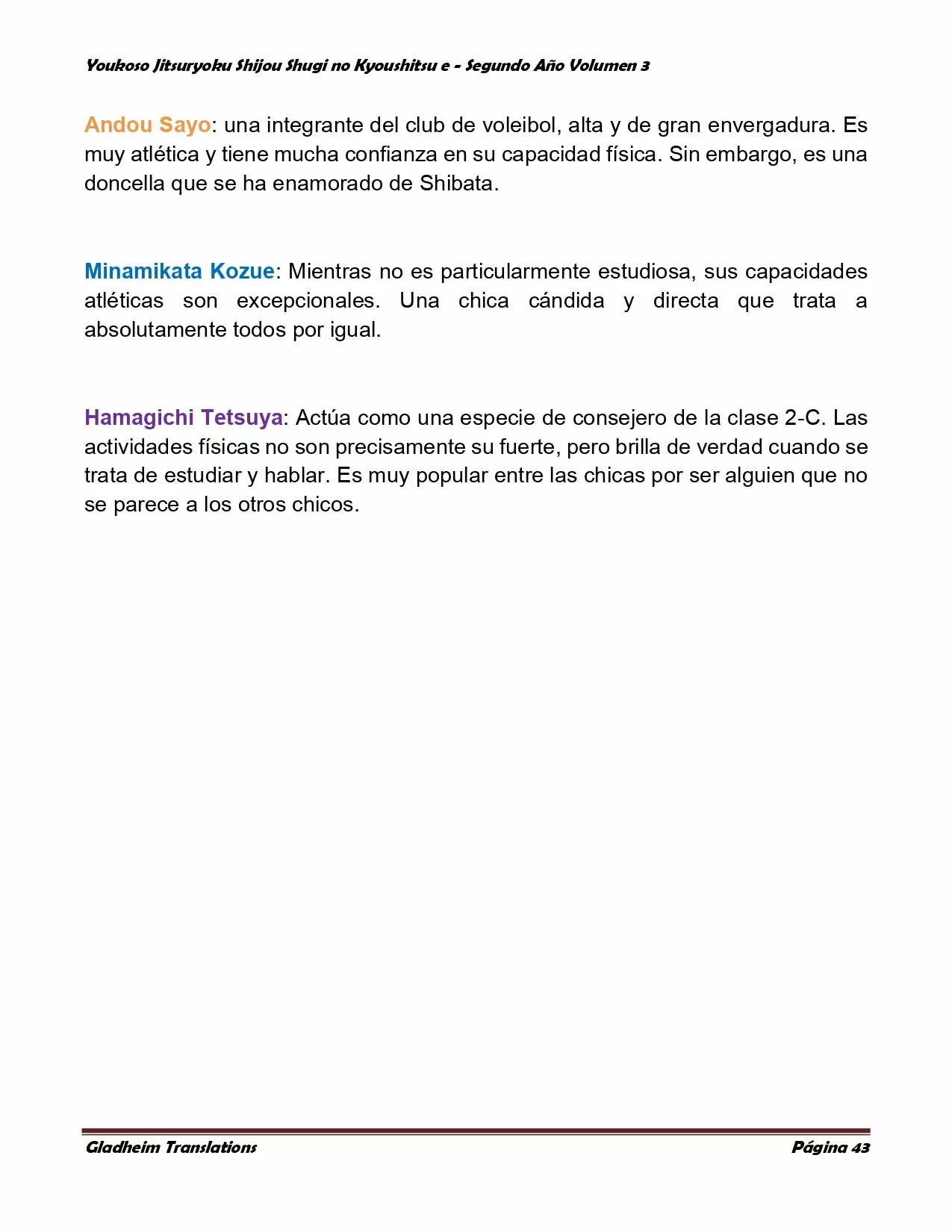 Página 43 del Manga