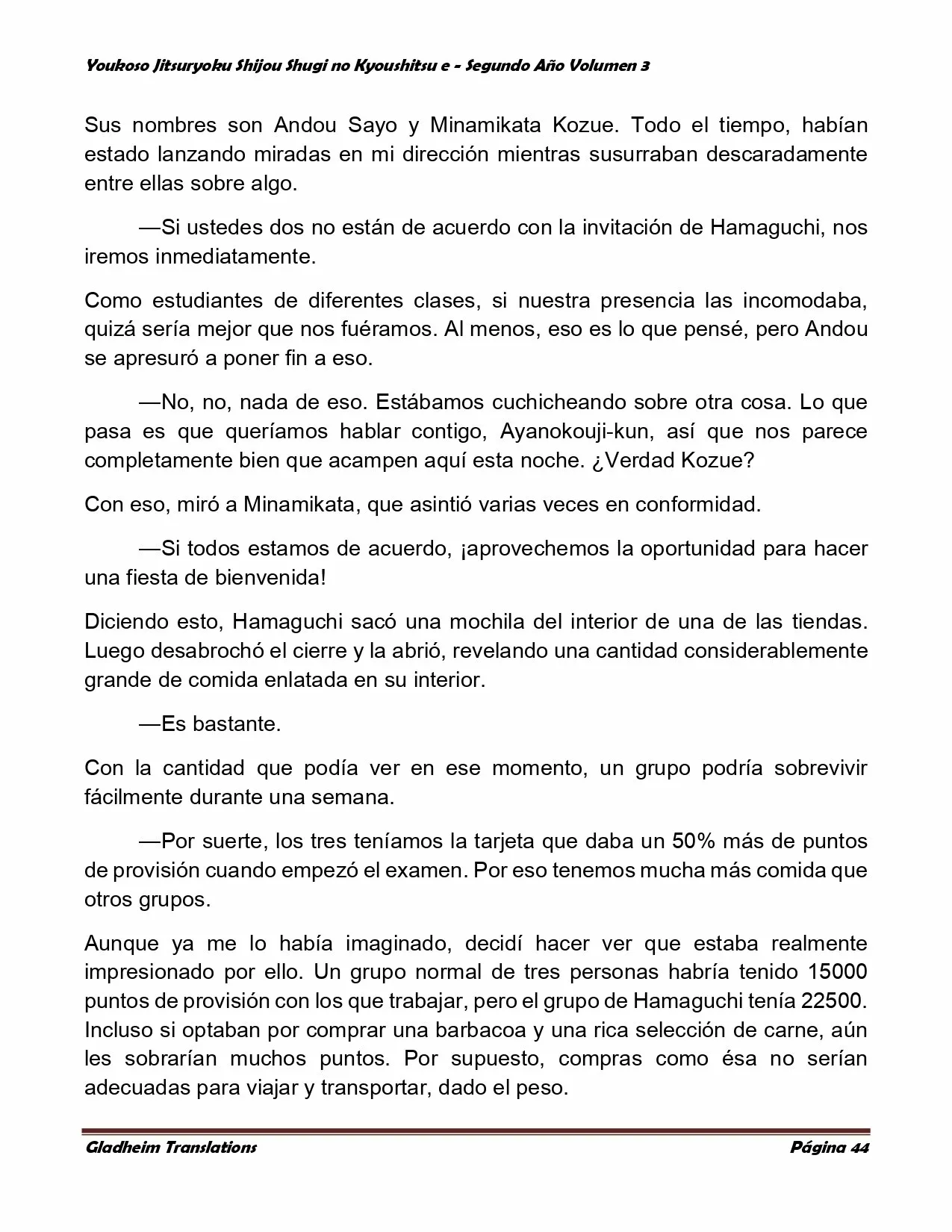 Página 44 del Manga