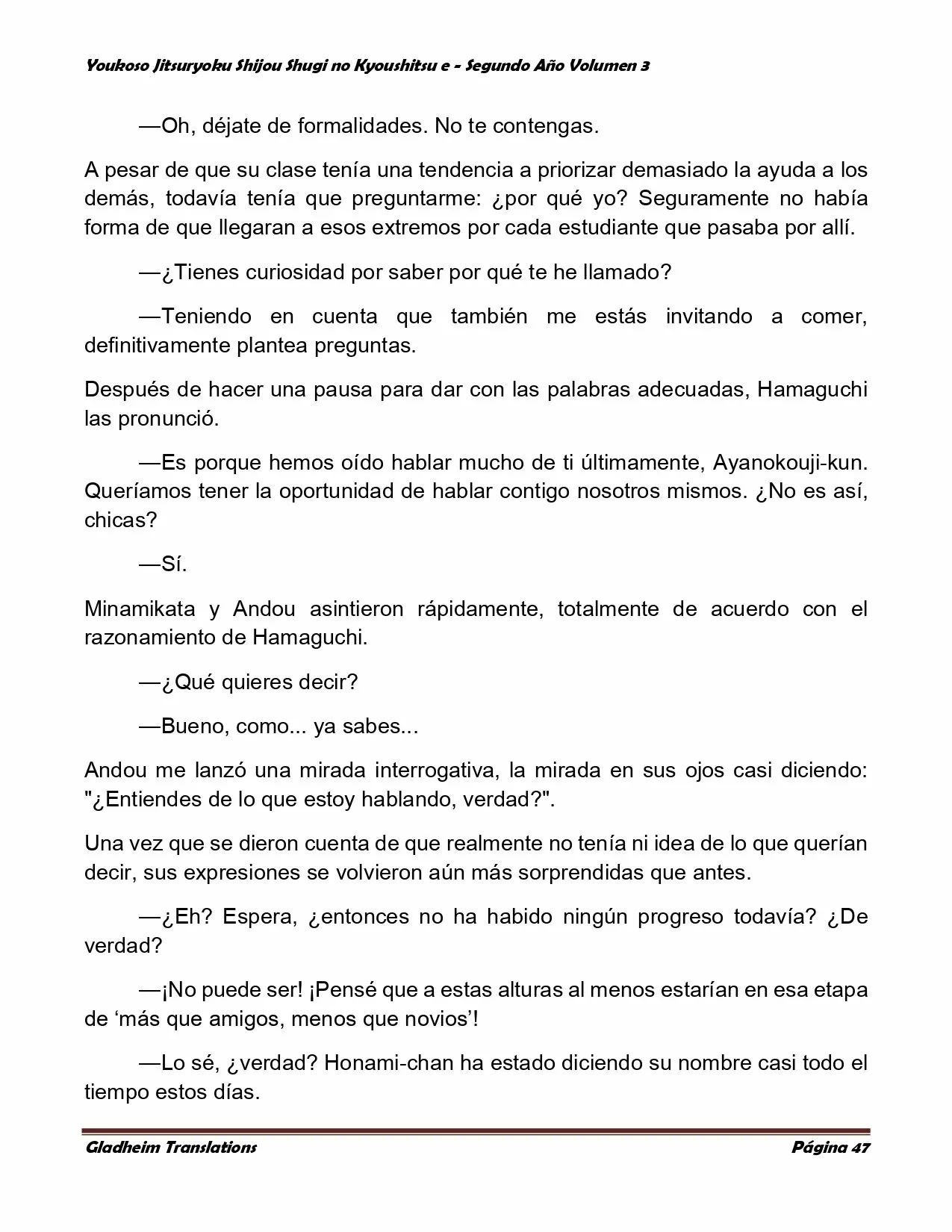 Página 47 del Manga