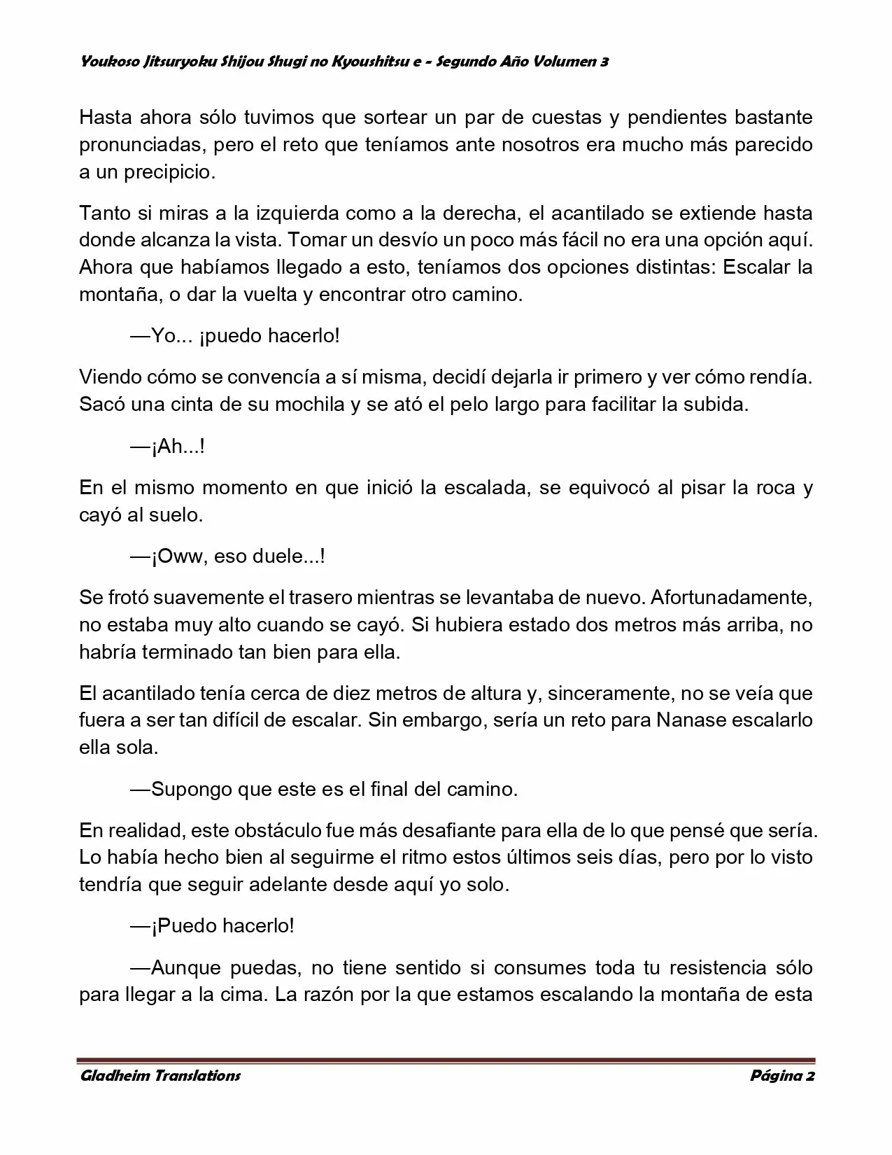 Página 2 del Manga