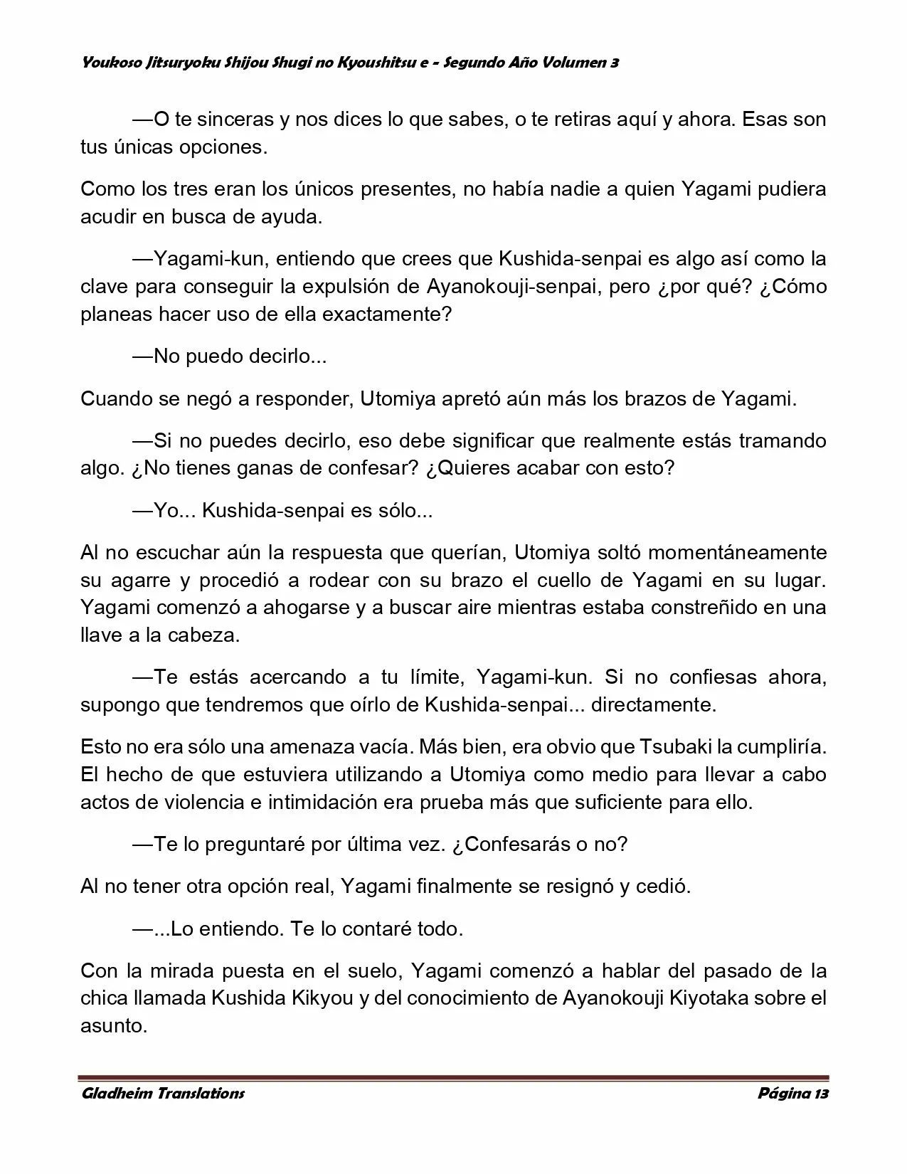 Página 13 del Manga