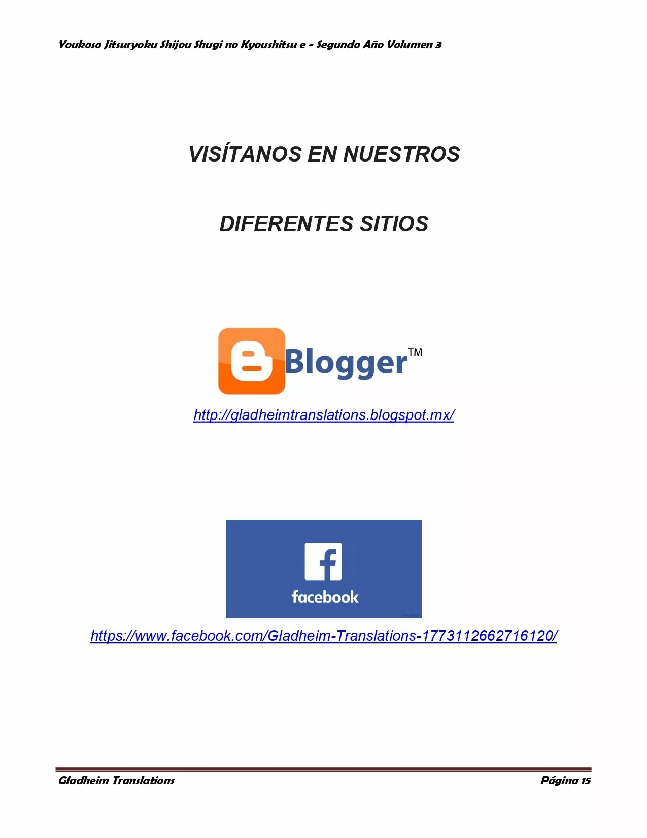 Página 15 del Manga