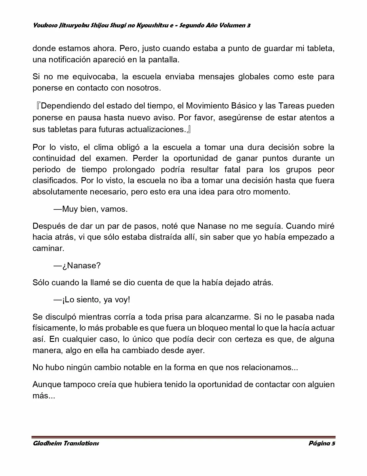 Página 5 del Manga