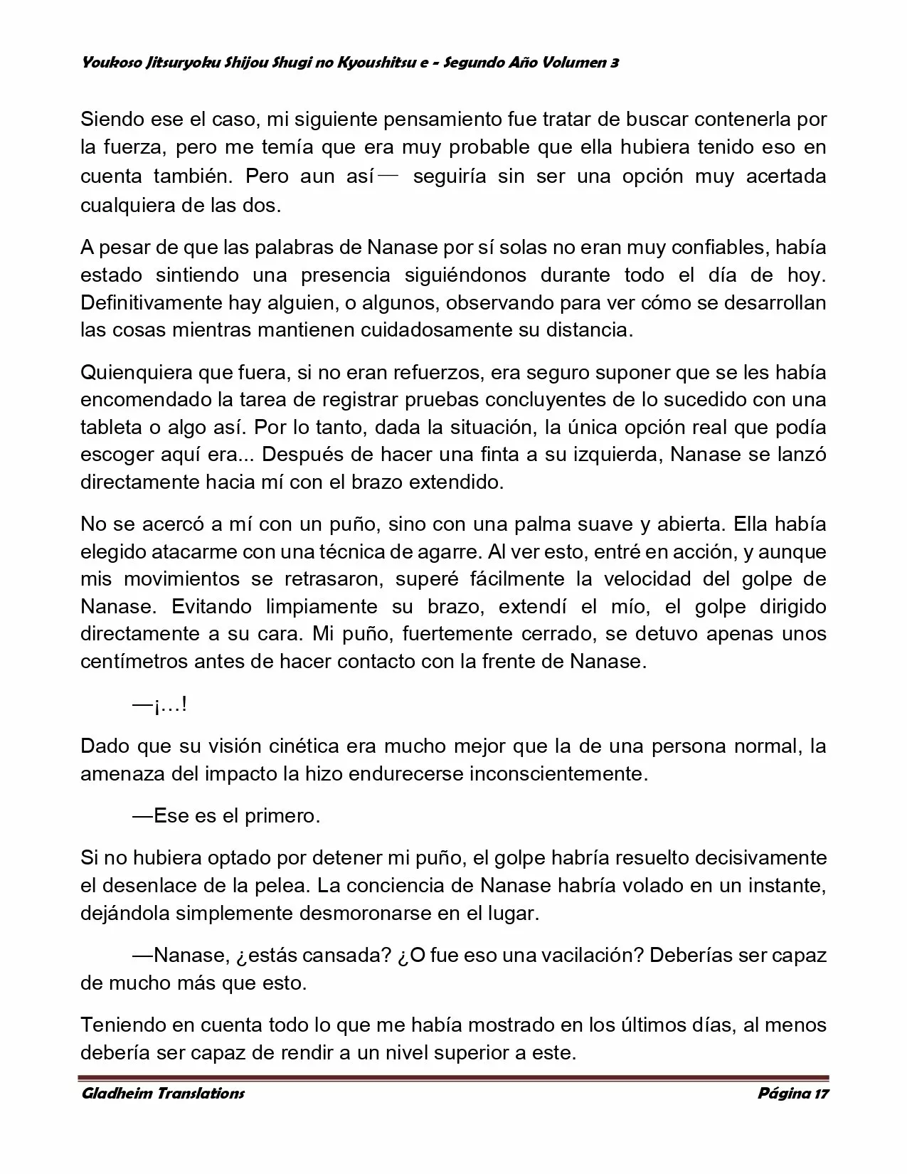 Página 17 del Manga