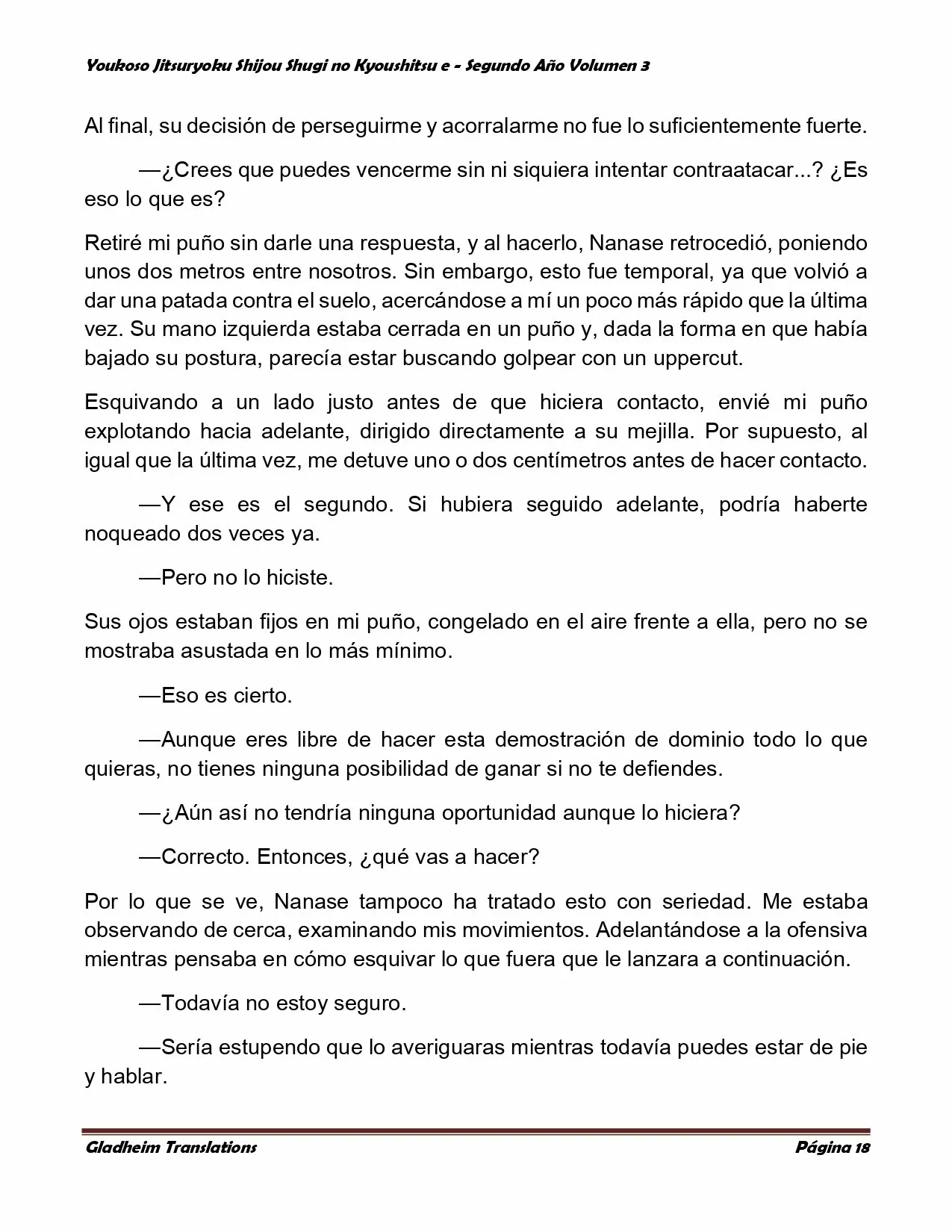 Página 18 del Manga