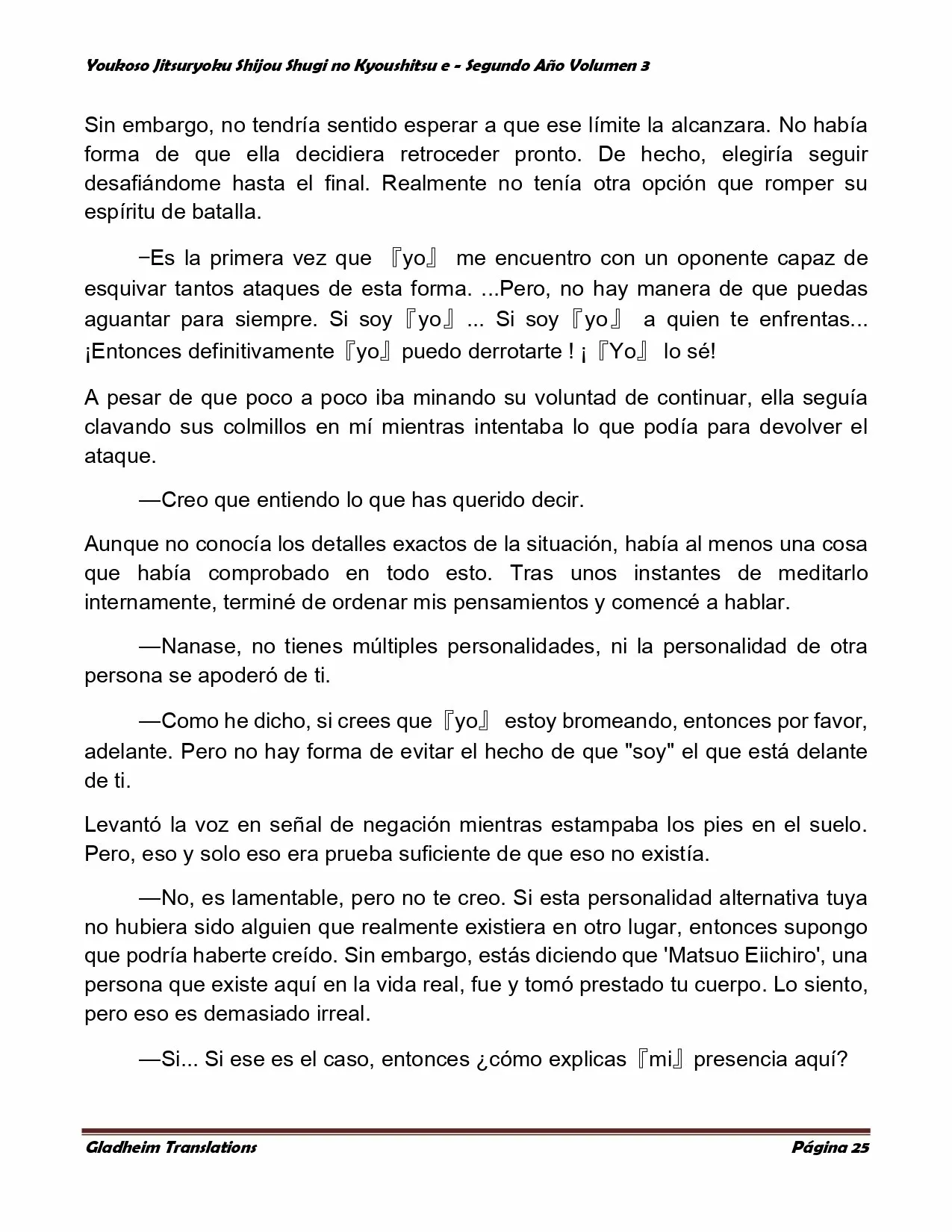 Página 25 del Manga