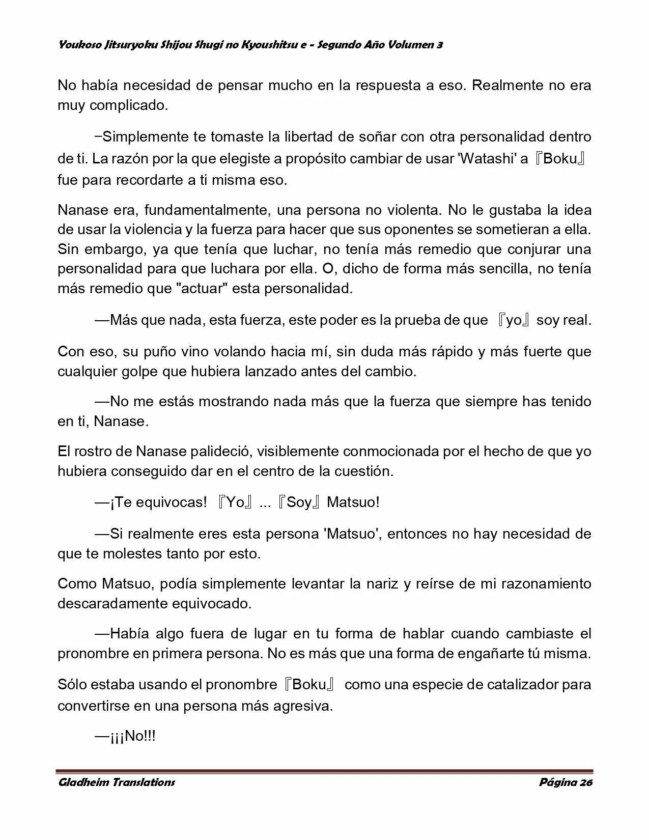 Página 26 del Manga