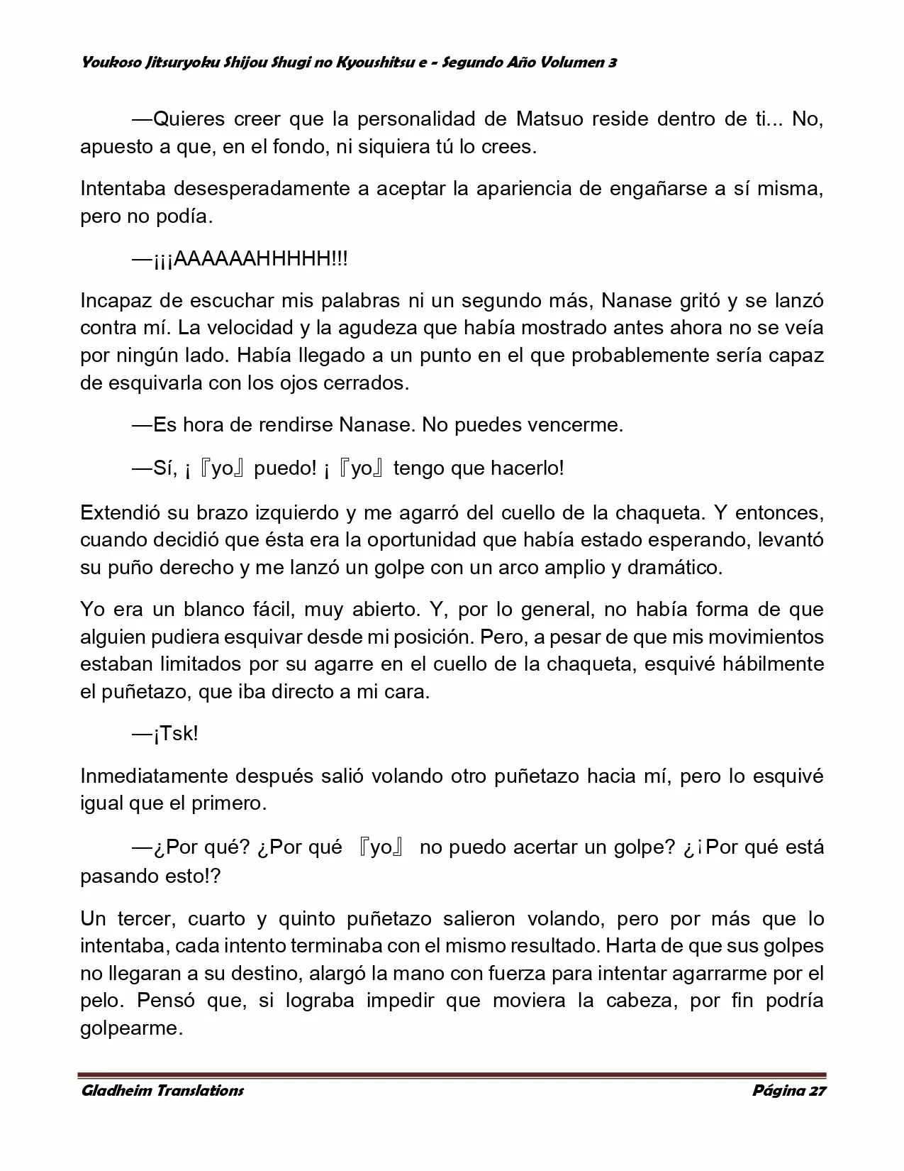 Página 27 del Manga