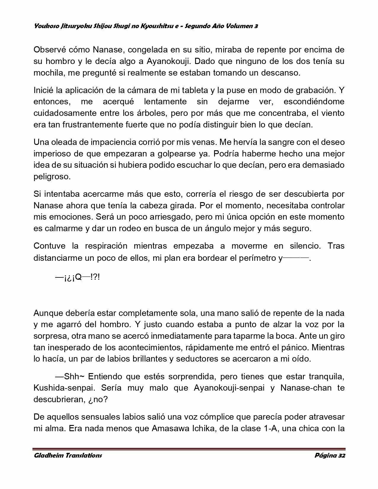 Página 32 del Manga