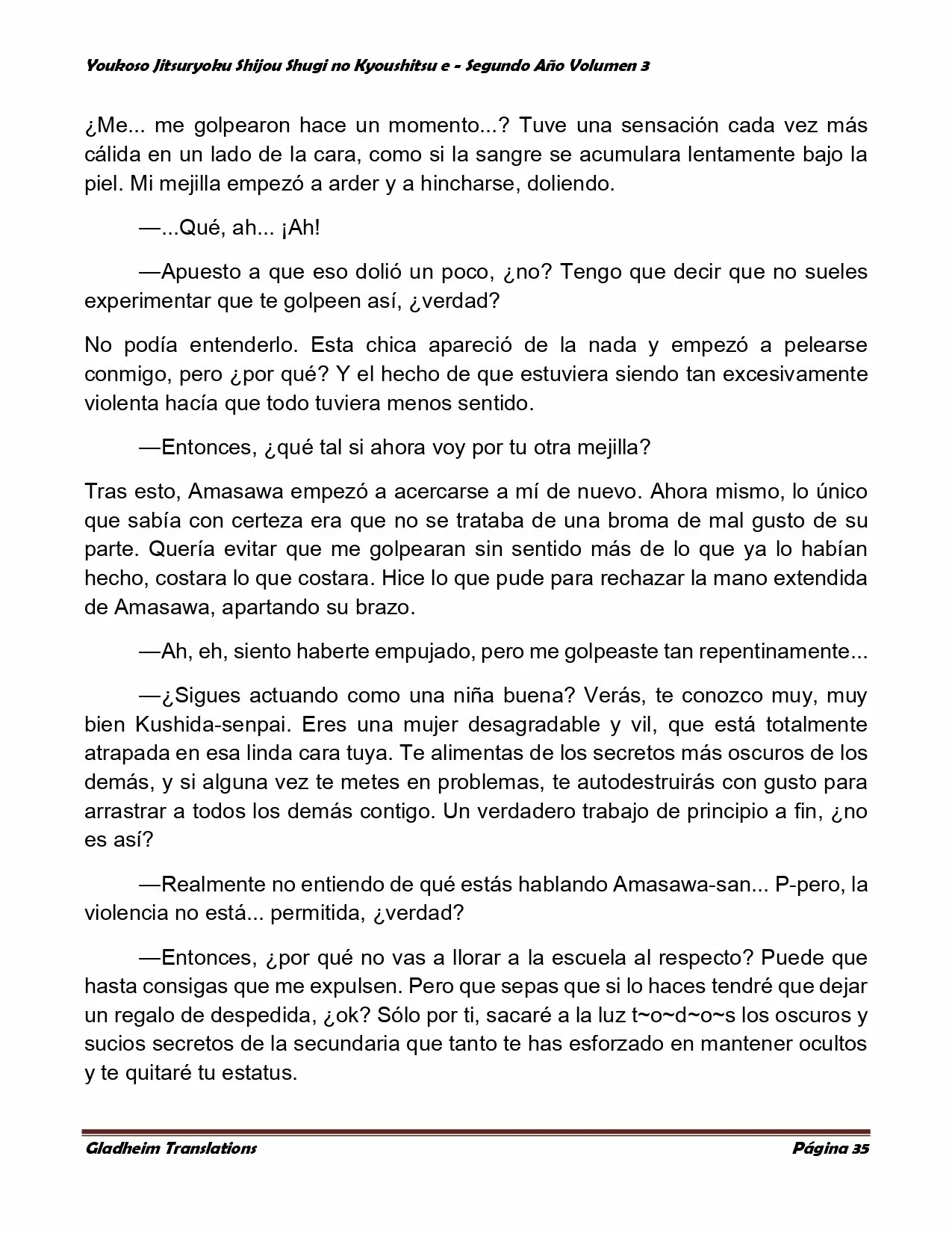 Página 35 del Manga