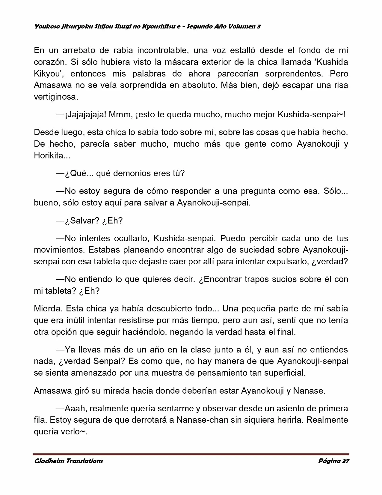 Página 37 del Manga