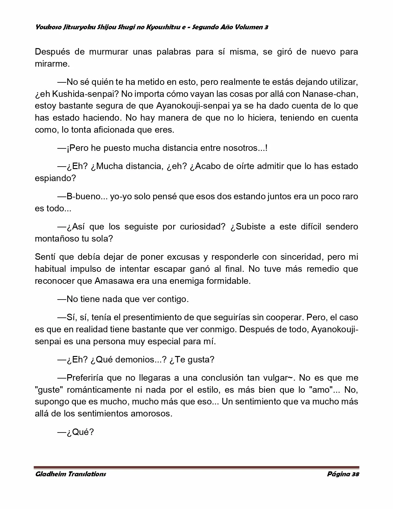 Página 38 del Manga
