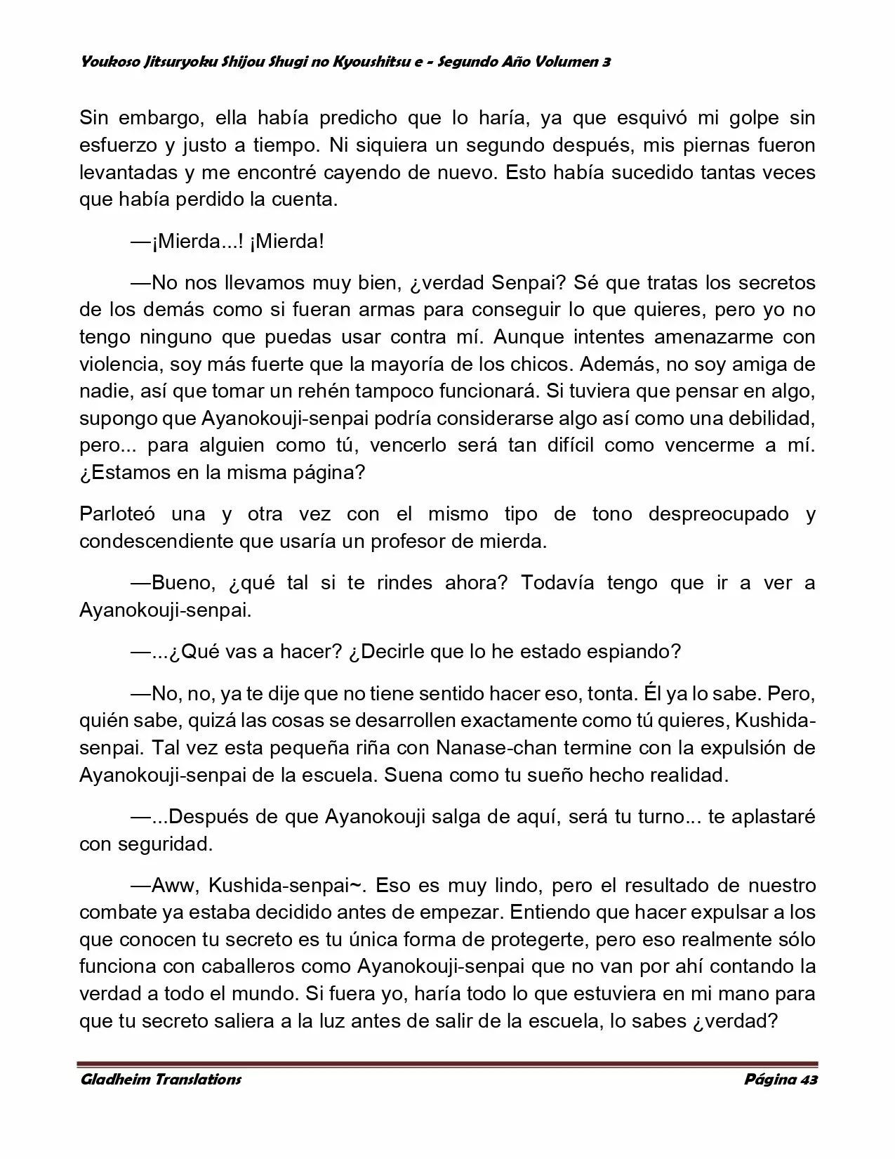 Página 43 del Manga