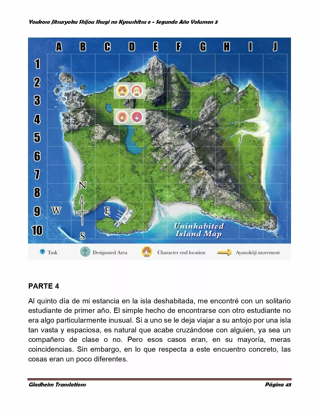 Página 45 del Manga