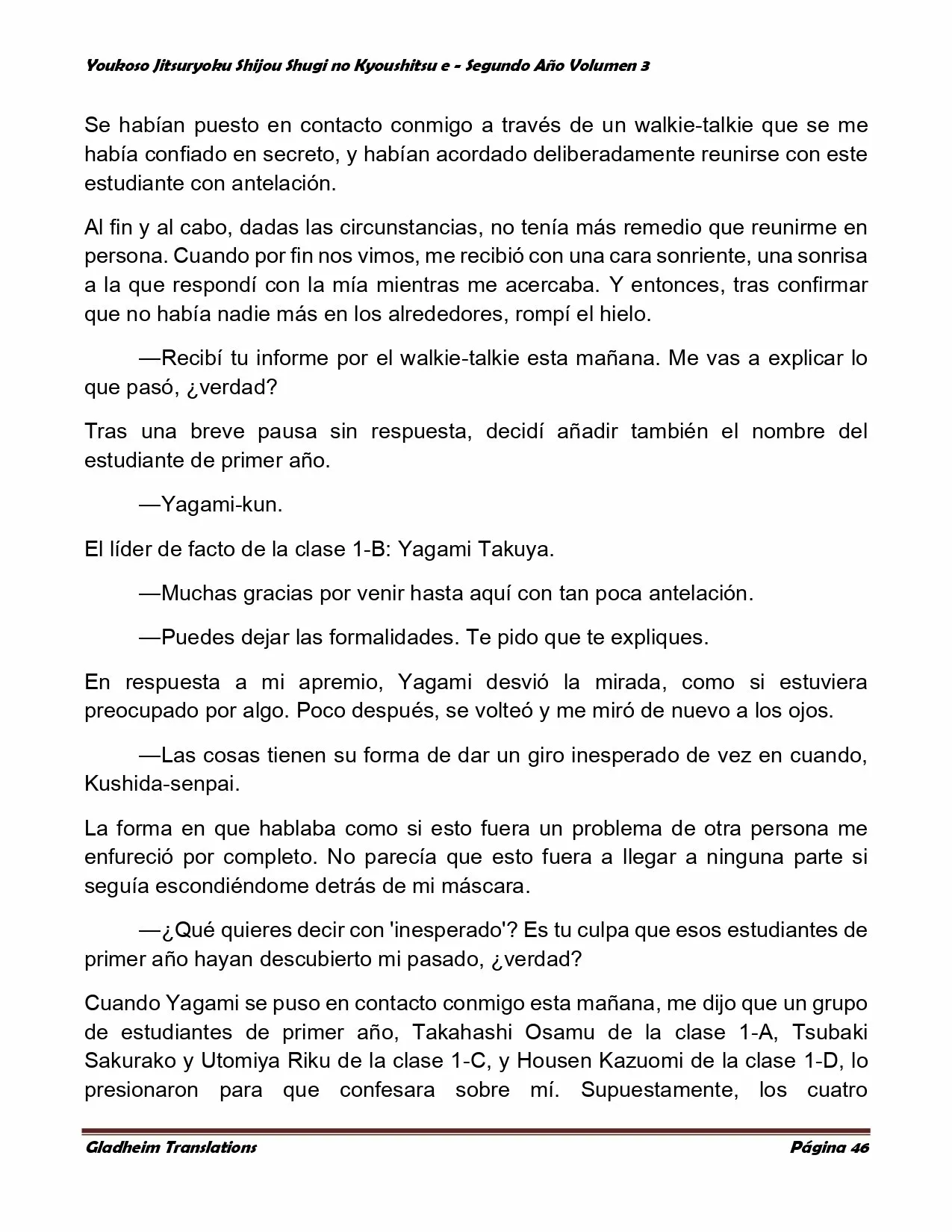 Página 46 del Manga