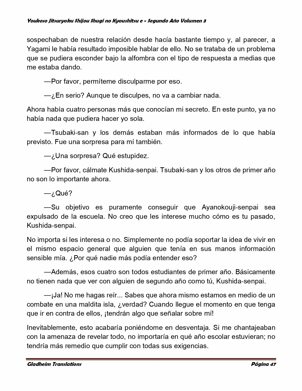 Página 47 del Manga