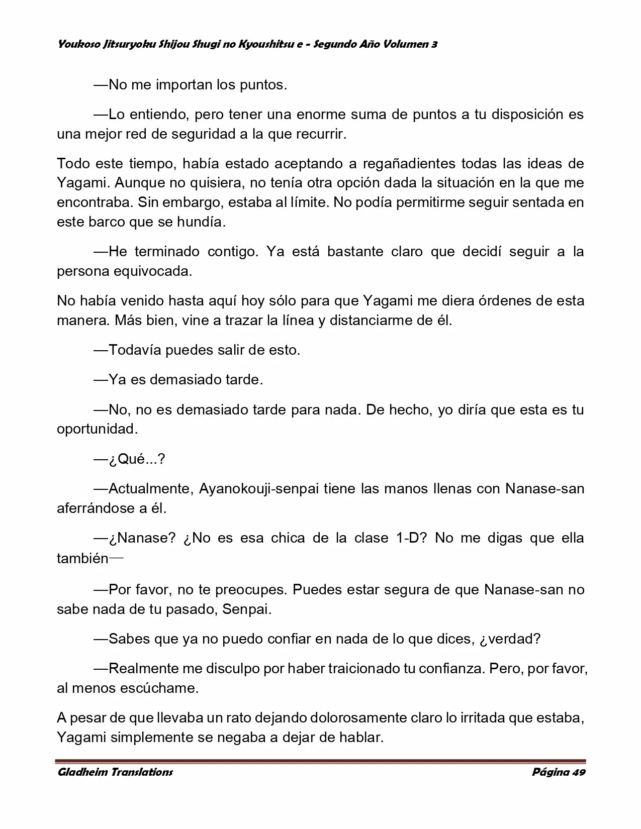 Página 49 del Manga