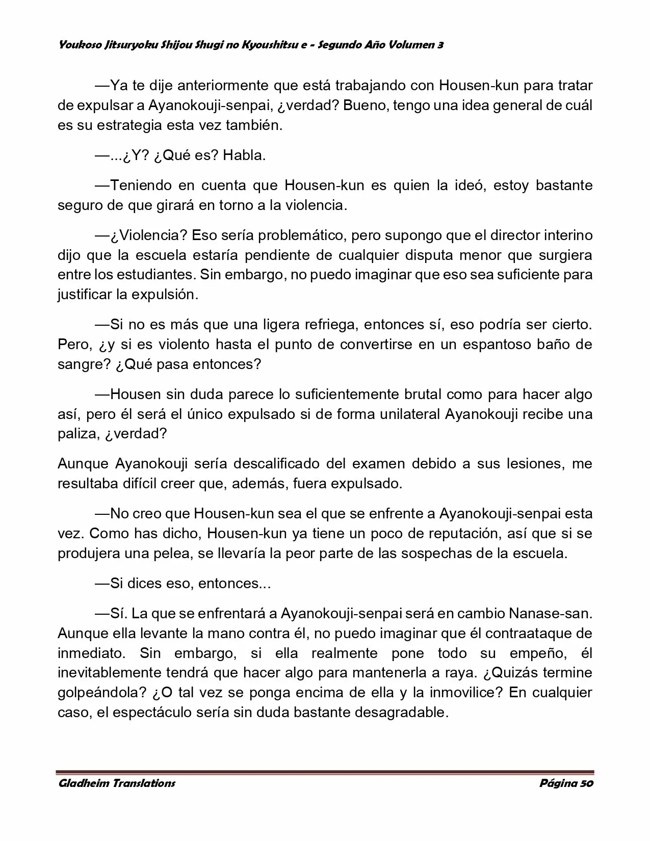 Página 50 del Manga