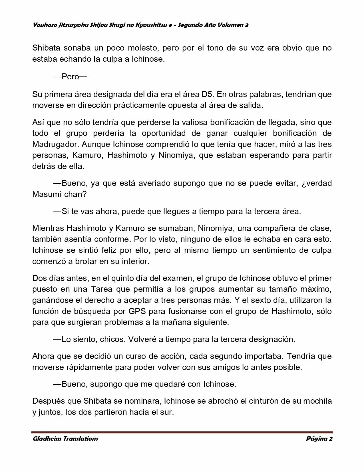 Página 2 del Manga