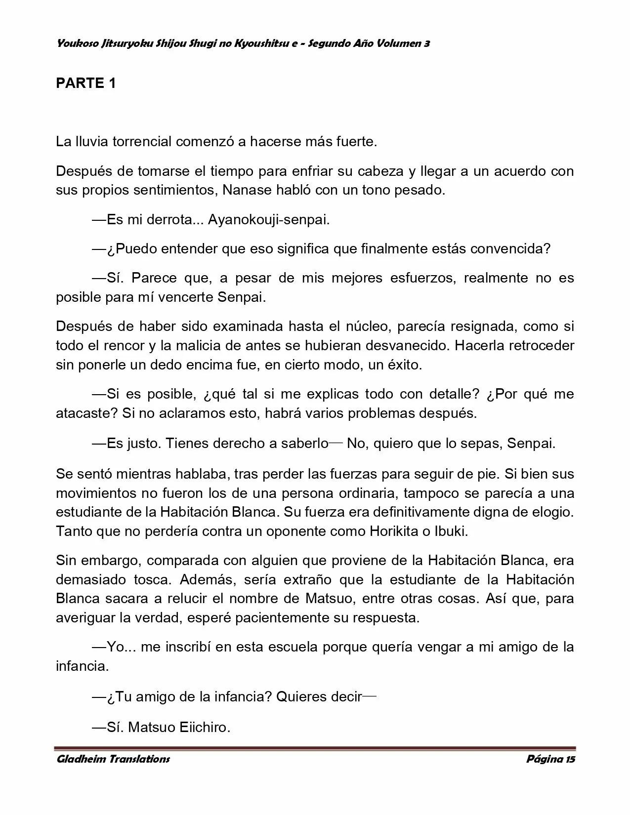 Página 15 del Manga