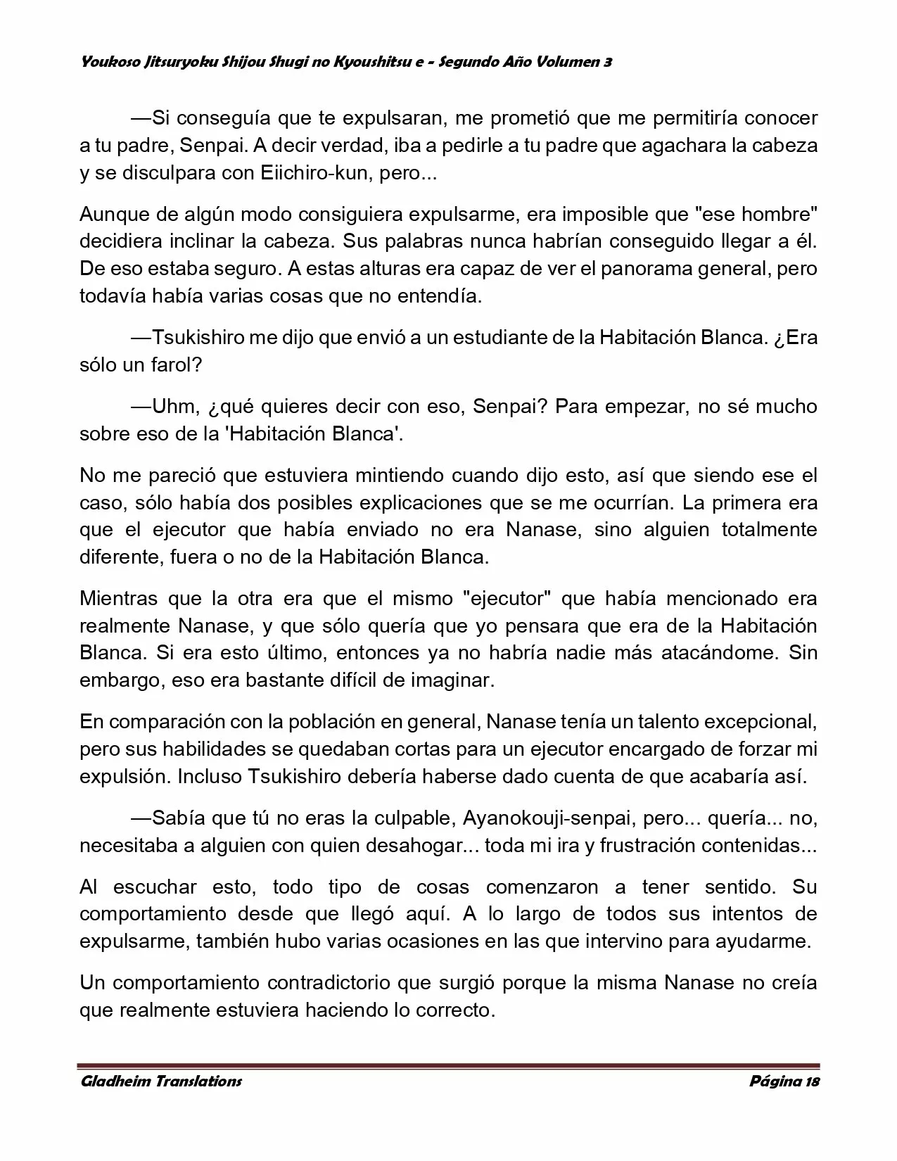 Página 18 del Manga