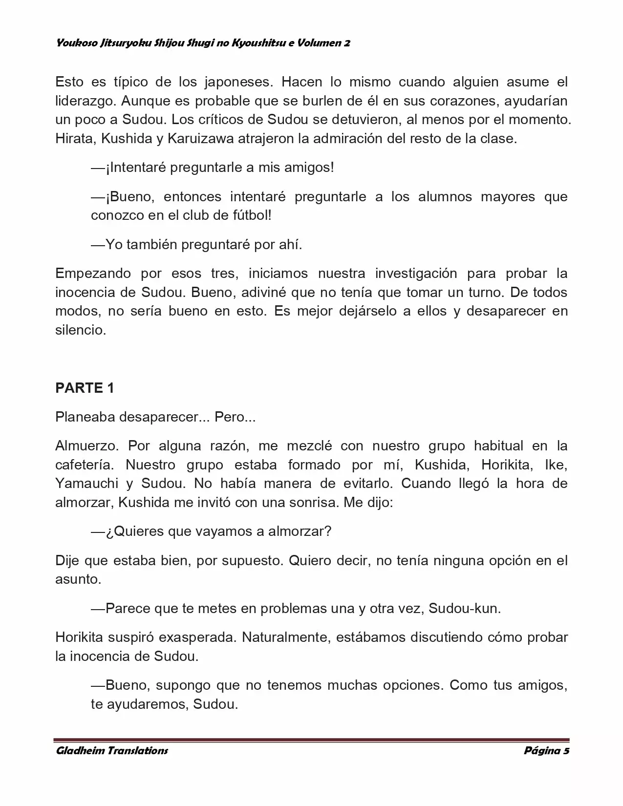 Página 5 del Manga