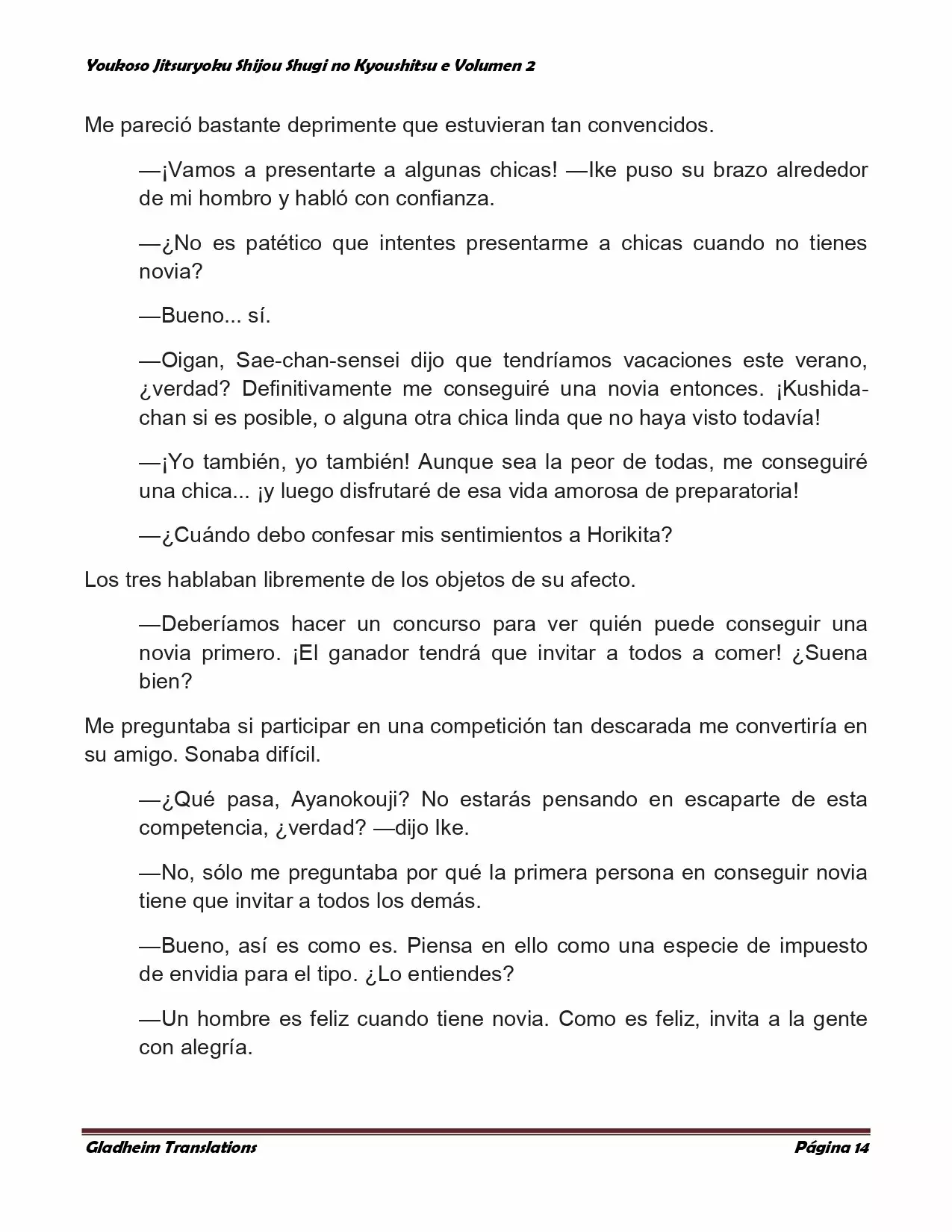 Página 14 del Manga