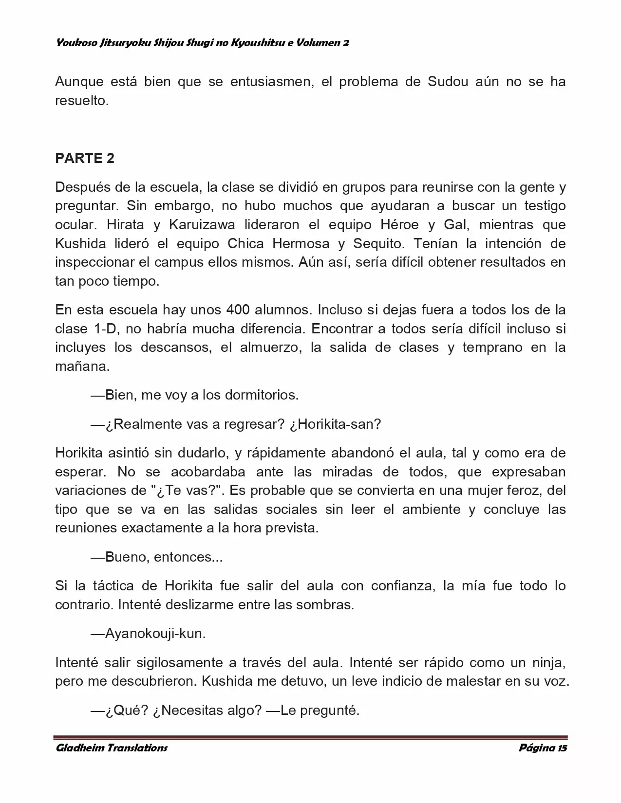 Página 15 del Manga