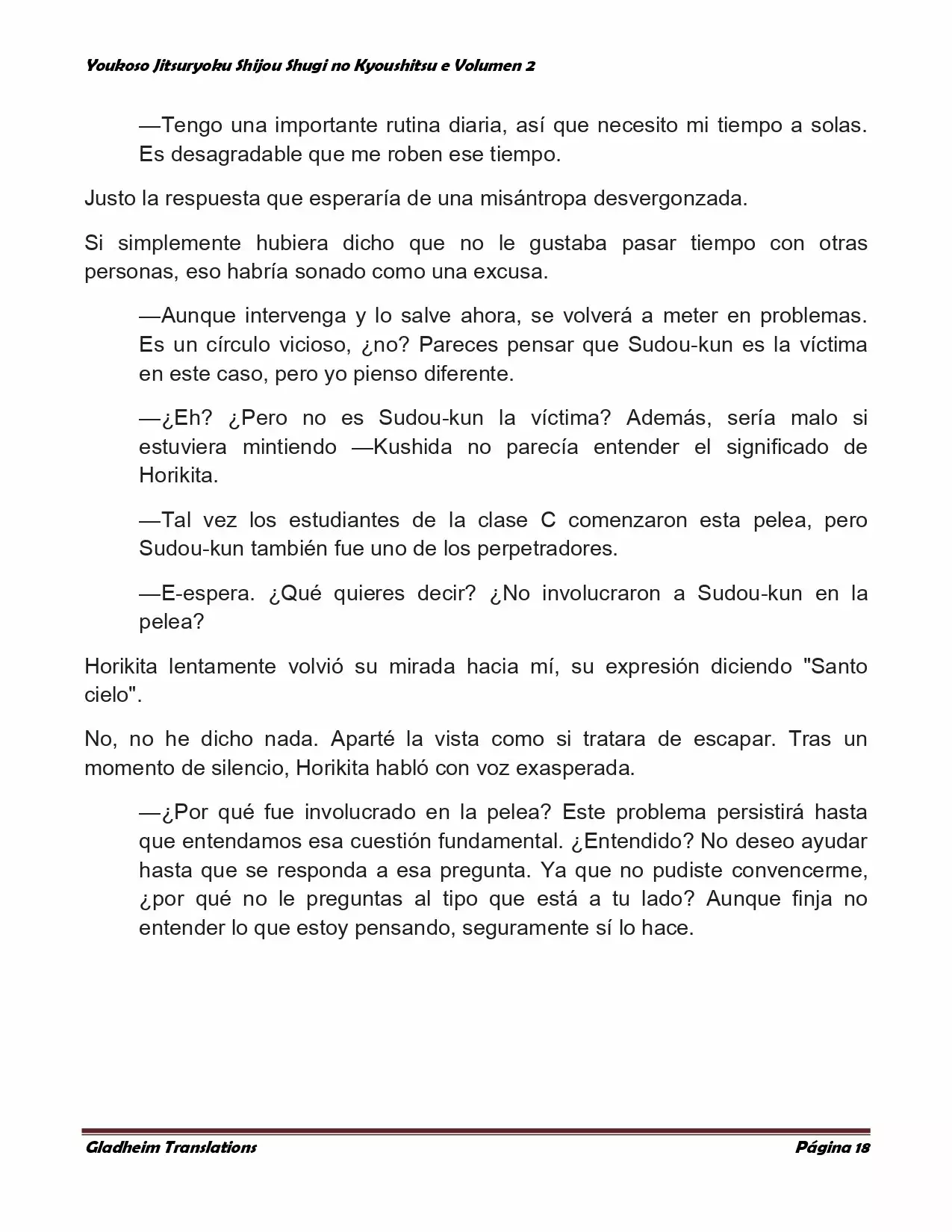 Página 18 del Manga