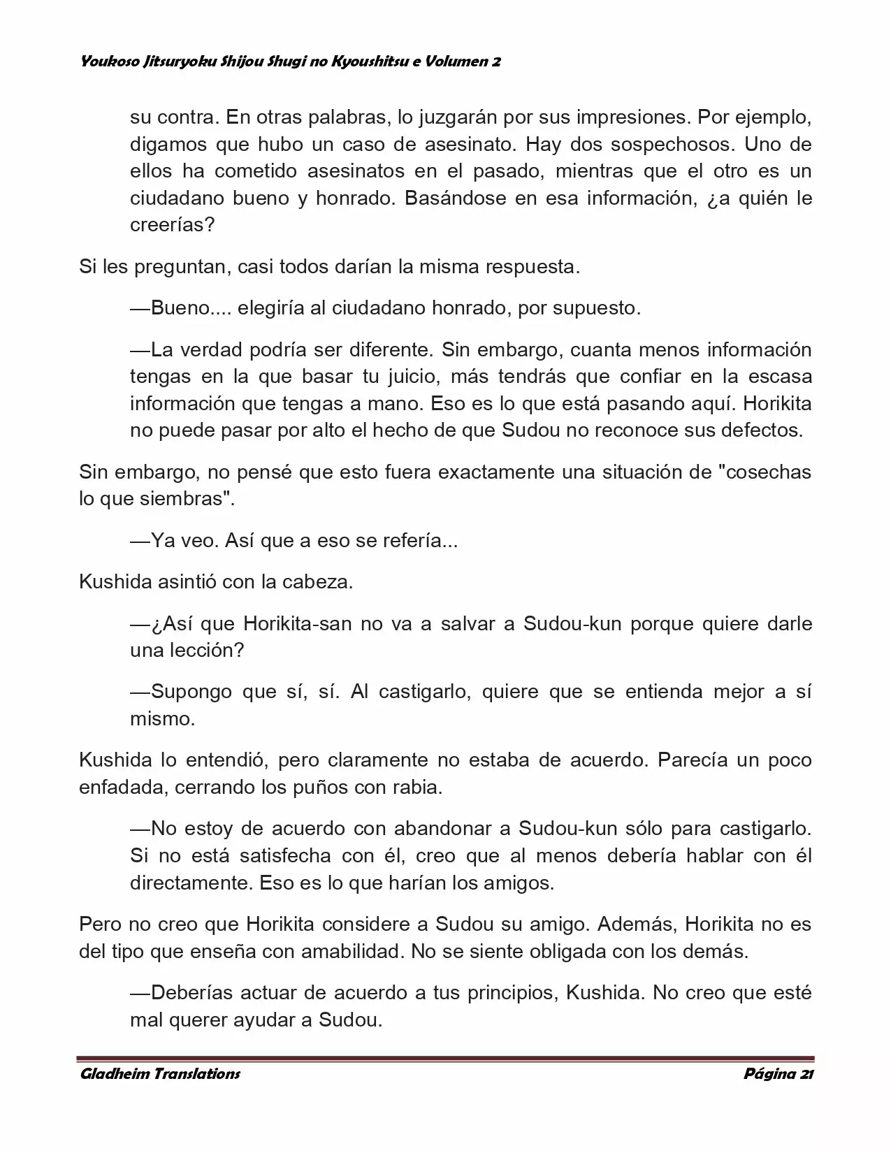 Página 21 del Manga