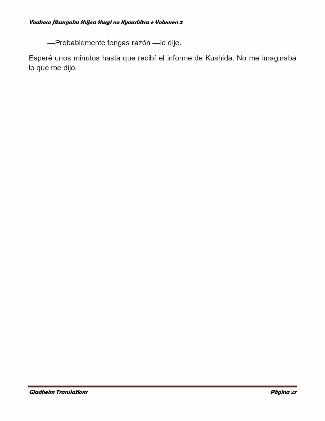 Página 27 del Manga