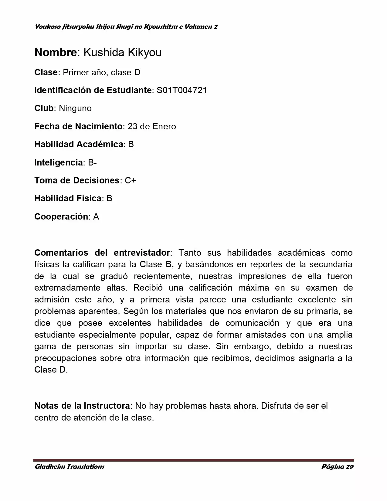 Página 29 del Manga