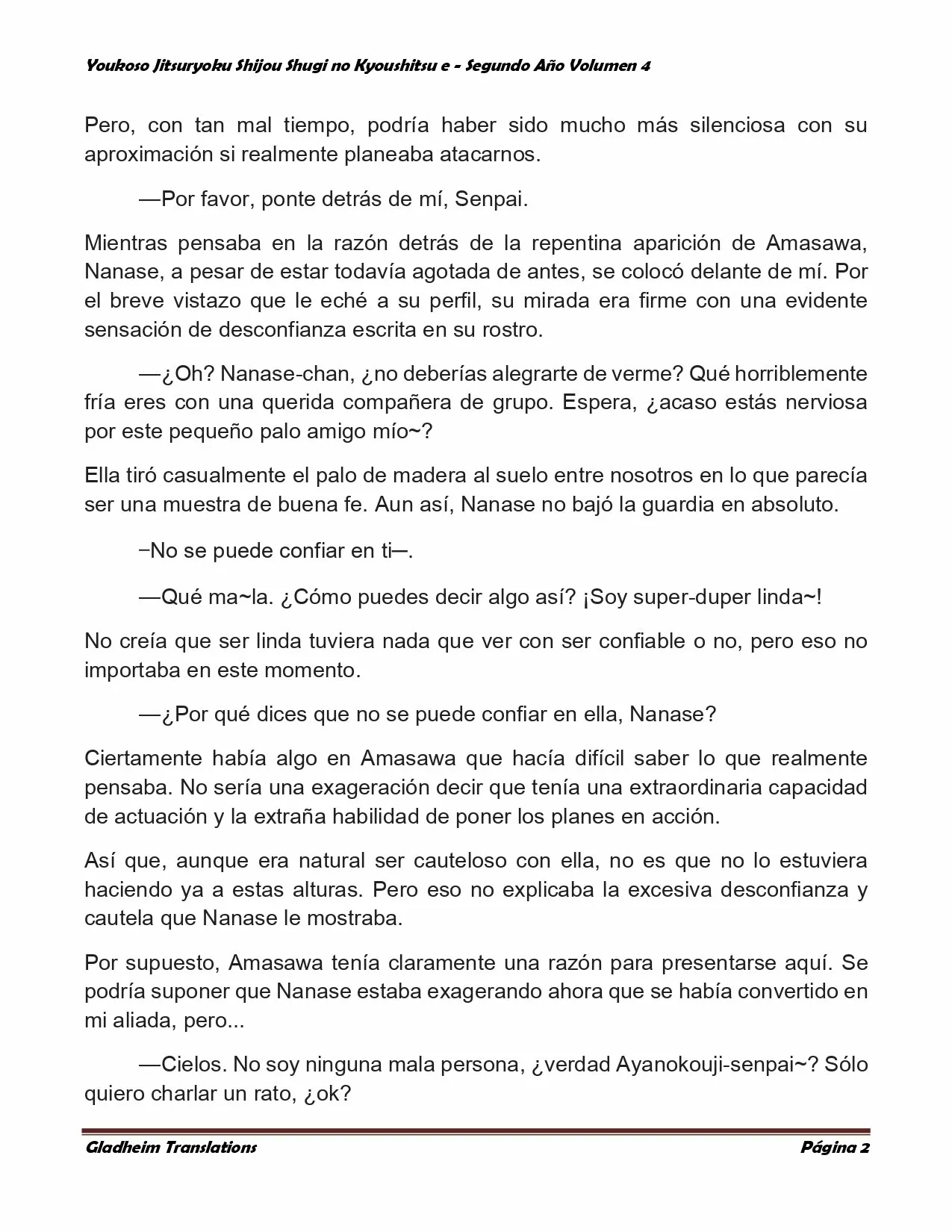 Página 2 del Manga
