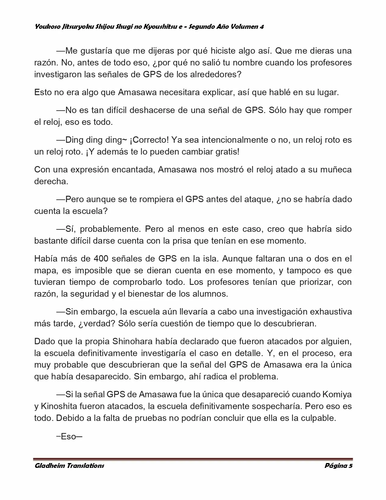 Página 5 del Manga