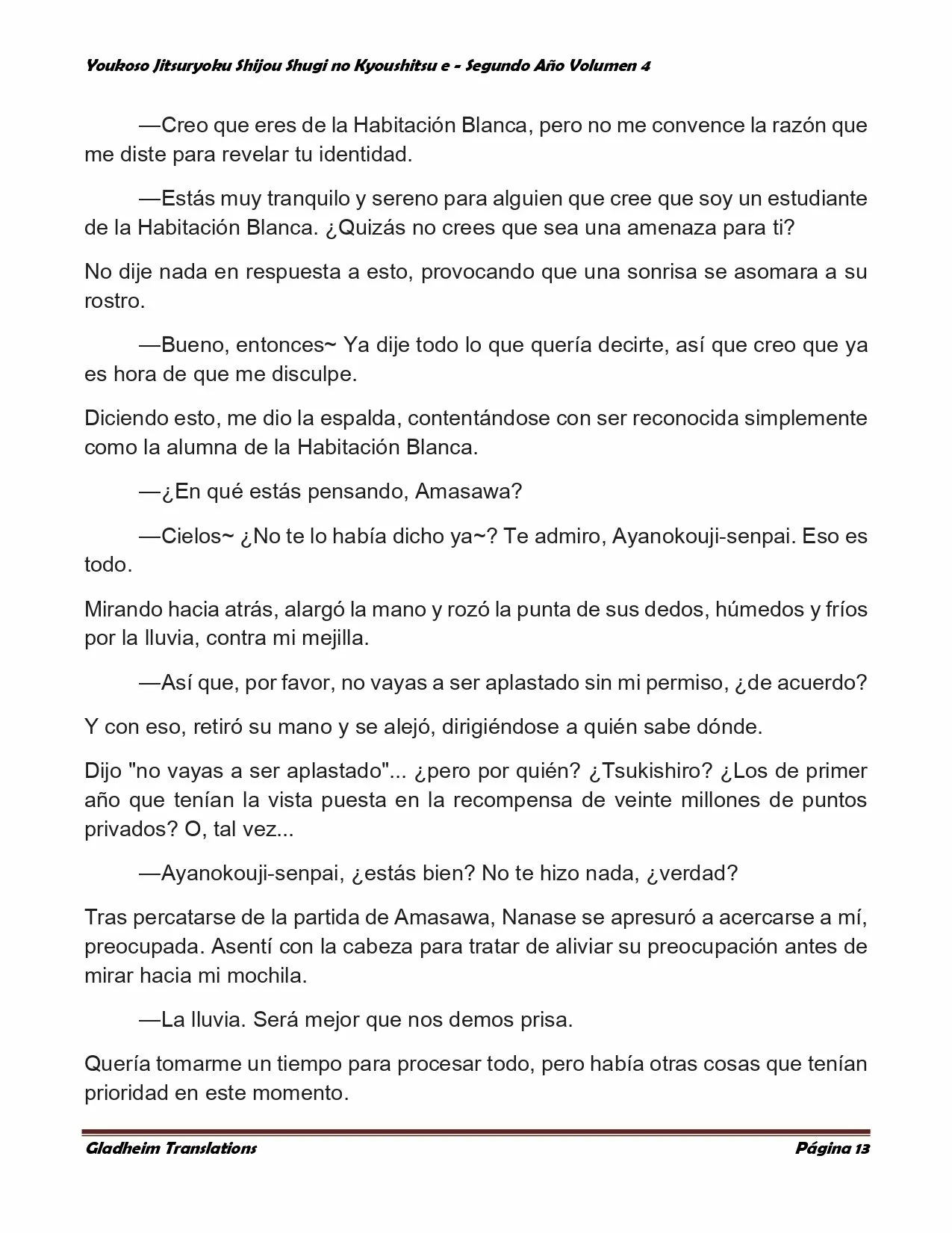 Página 13 del Manga