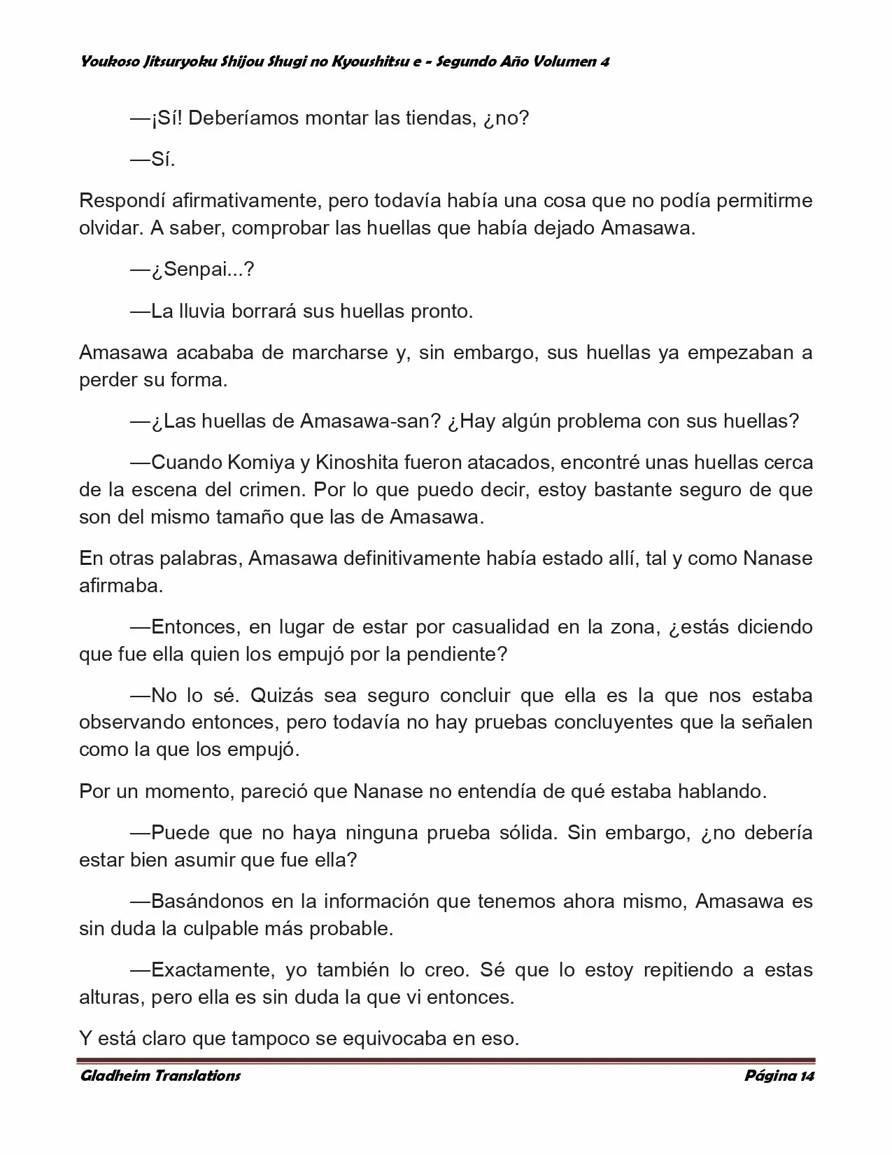 Página 14 del Manga