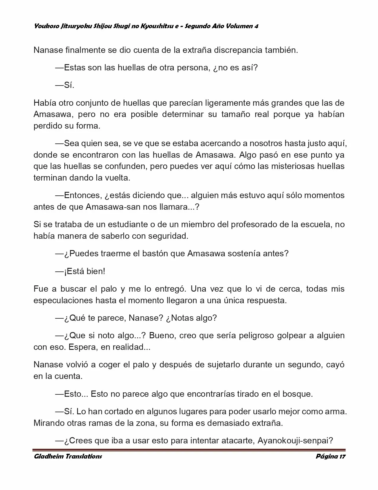 Página 17 del Manga