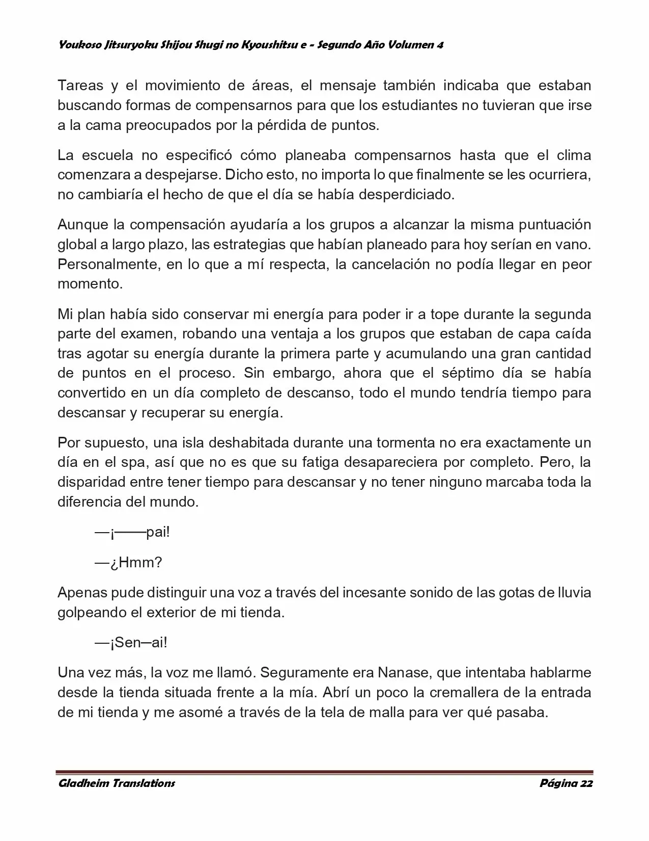 Página 22 del Manga