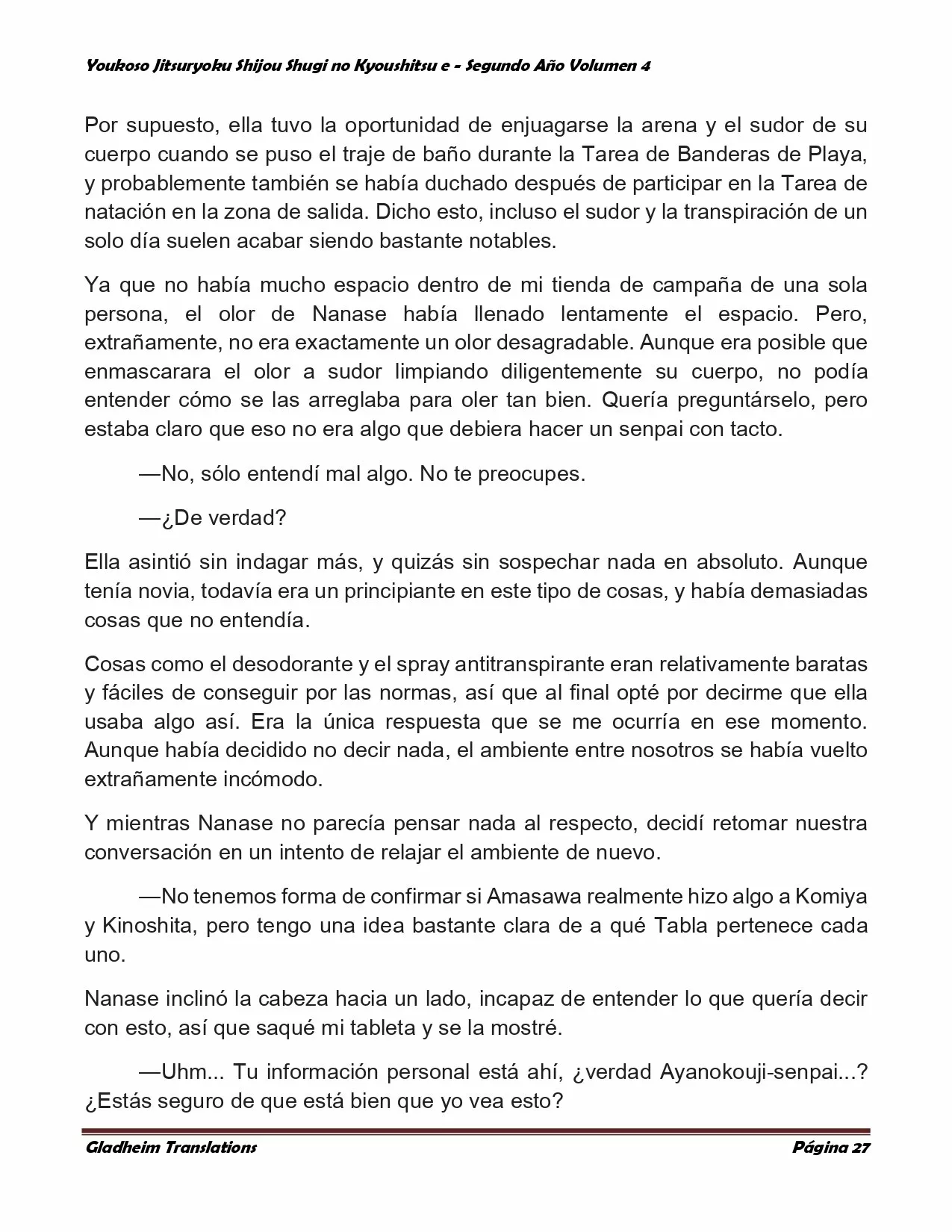 Página 27 del Manga