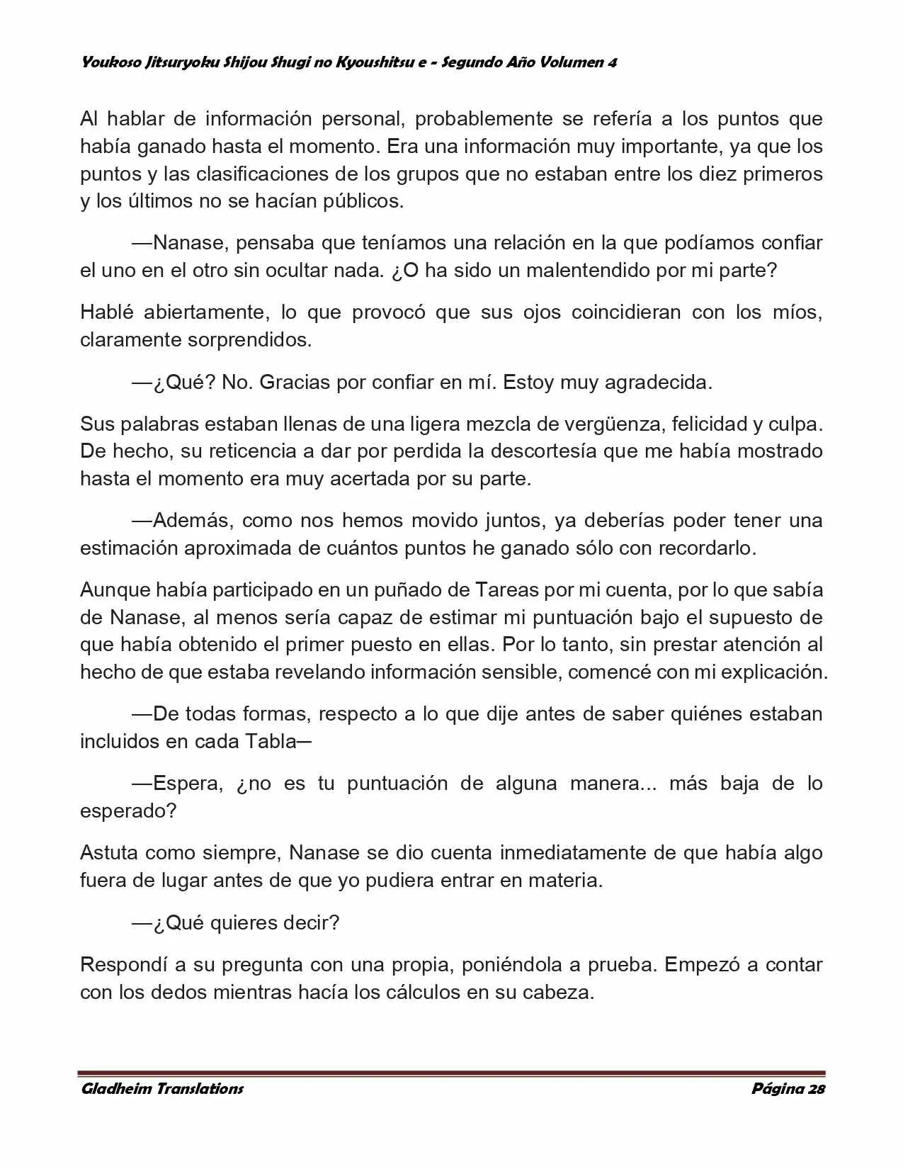 Página 28 del Manga