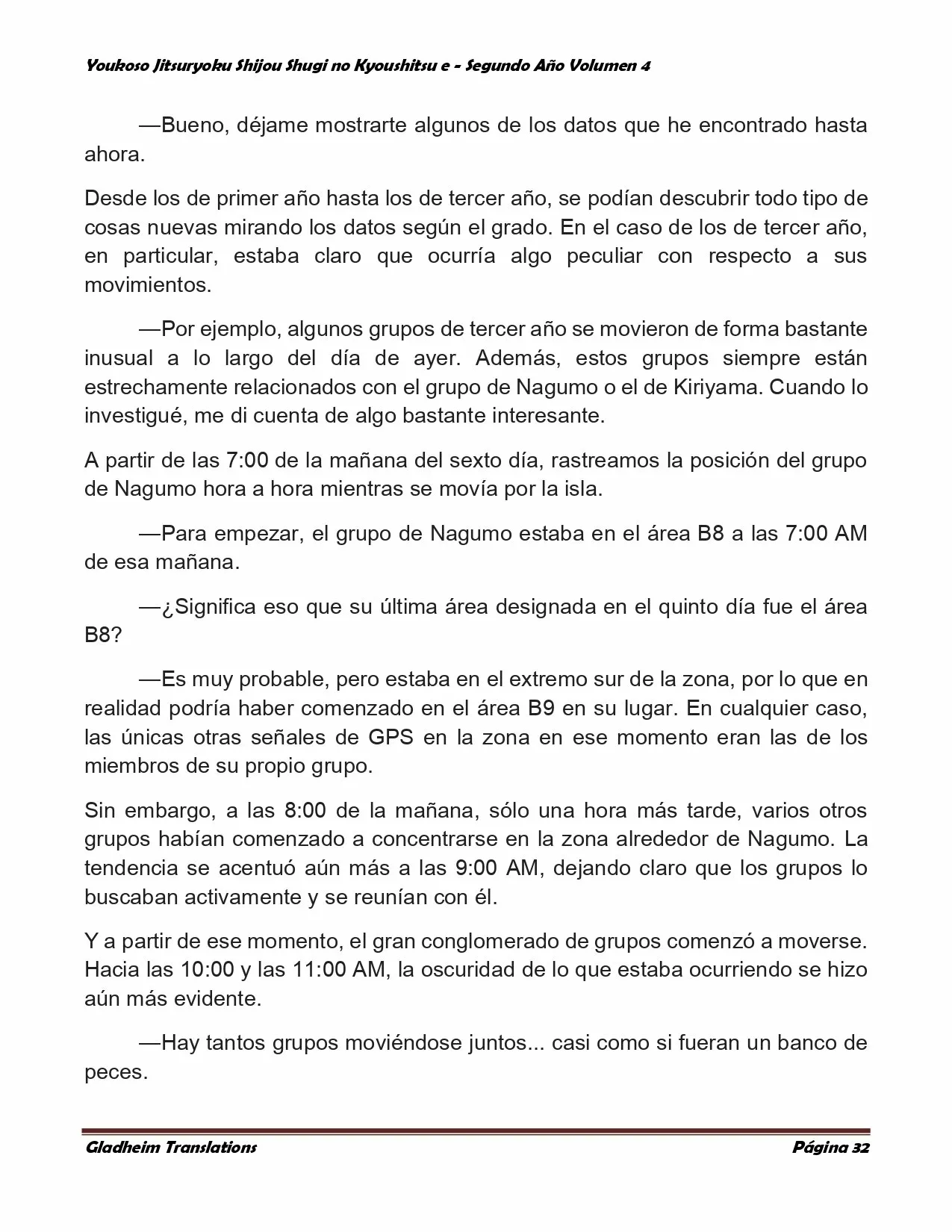 Página 32 del Manga