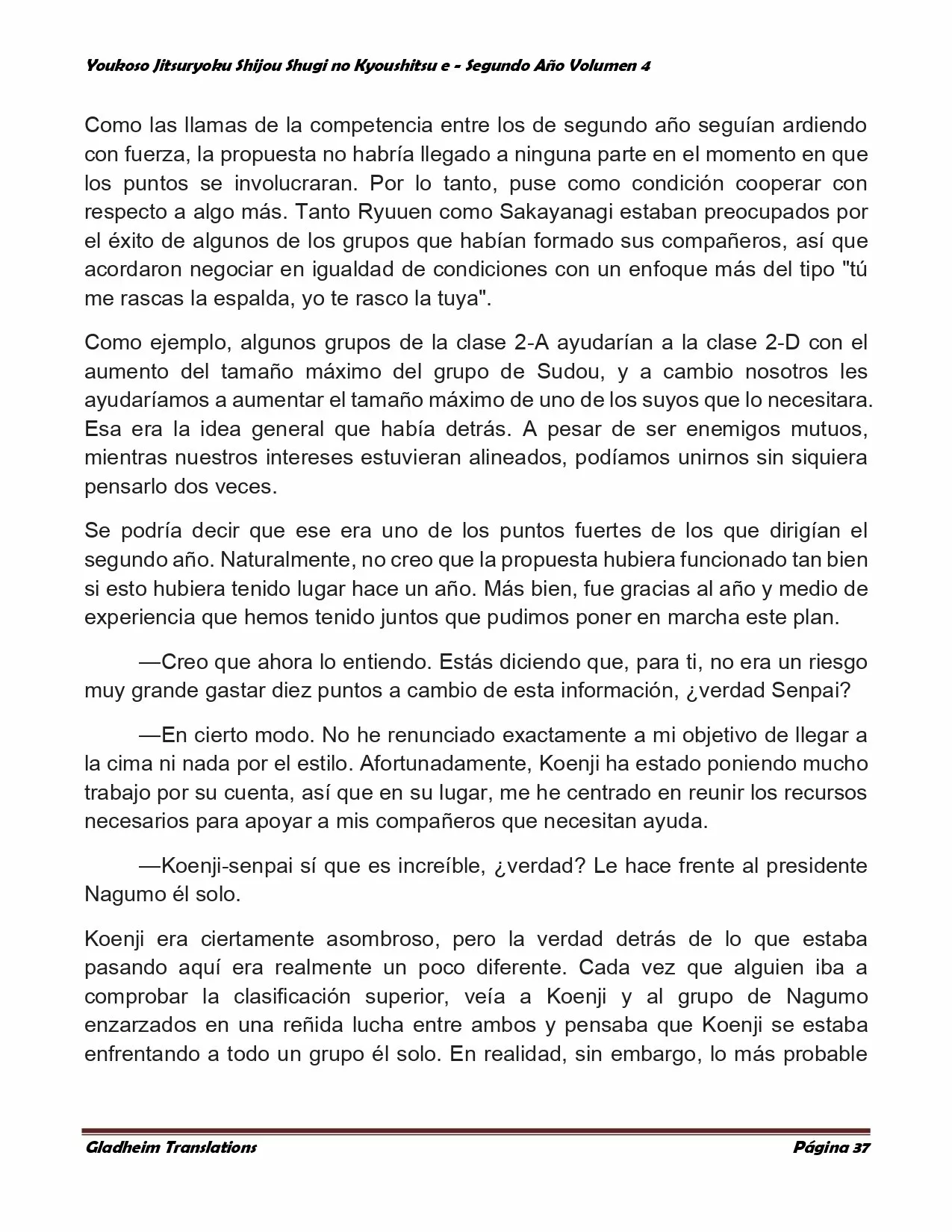 Página 37 del Manga