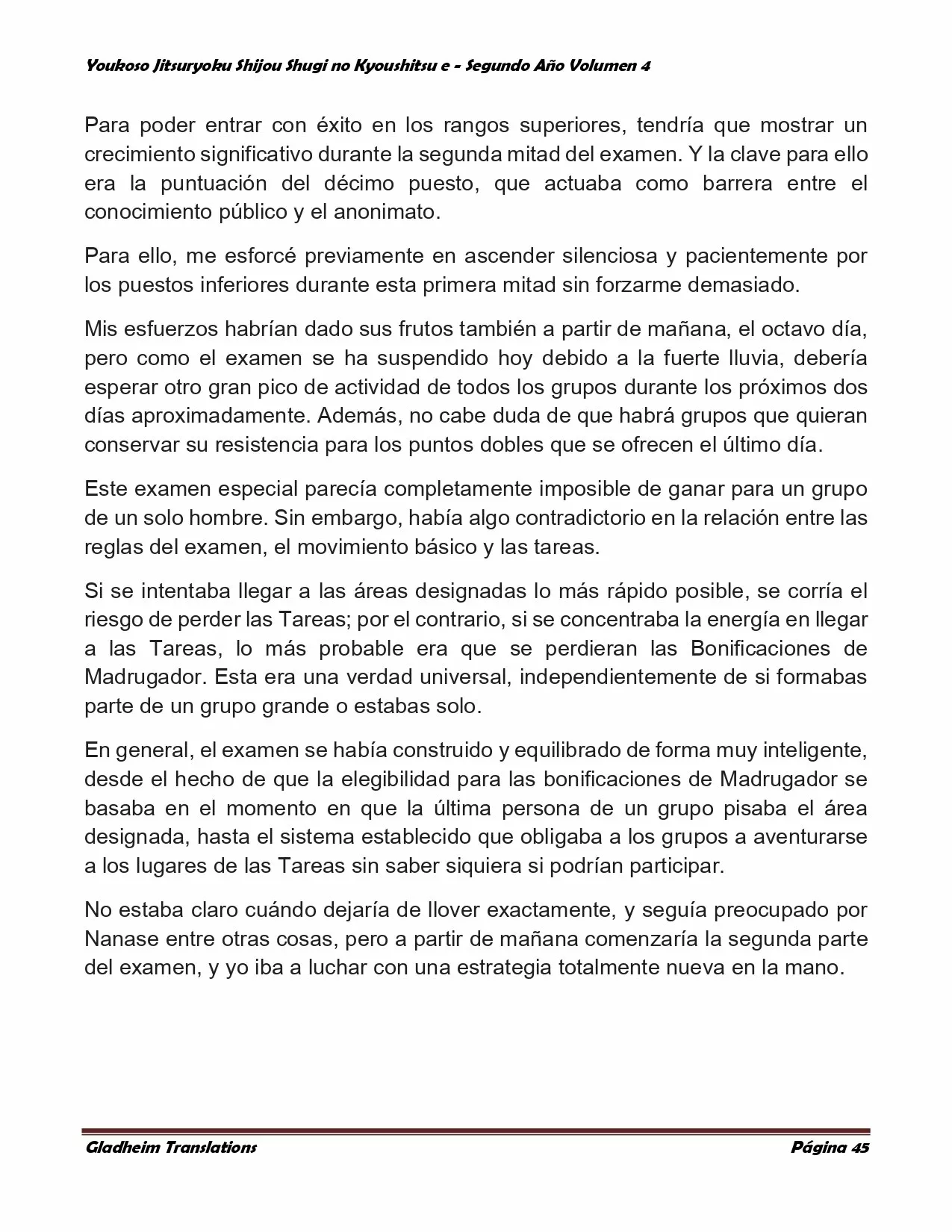 Página 45 del Manga